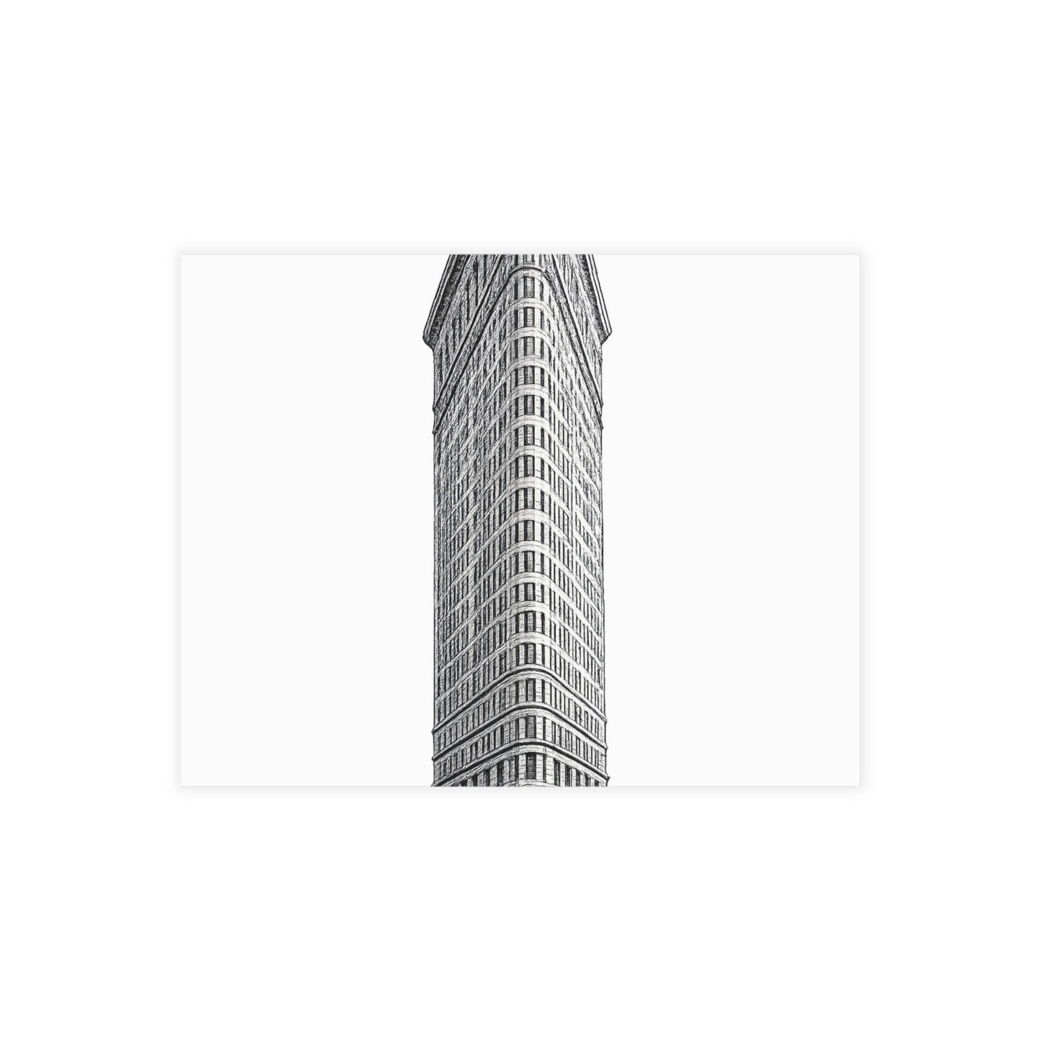 Flatiron Building Postcard Set —Architectural Sketch Postcard Bundle (with envelopes)