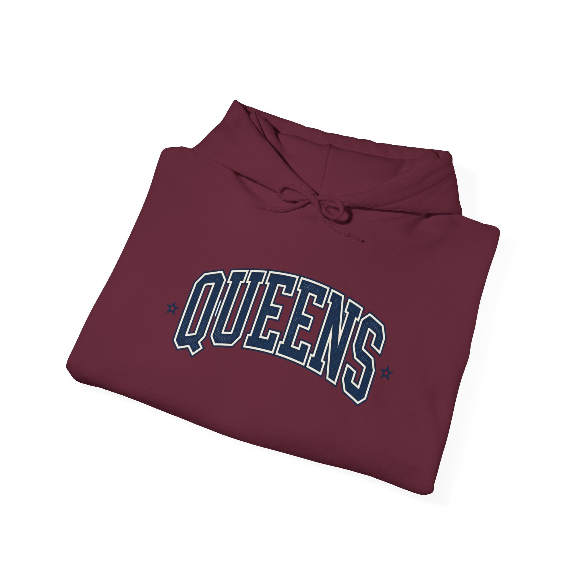 Queens Hoodie — Garment-Dyed Pullover Hooded Sweater