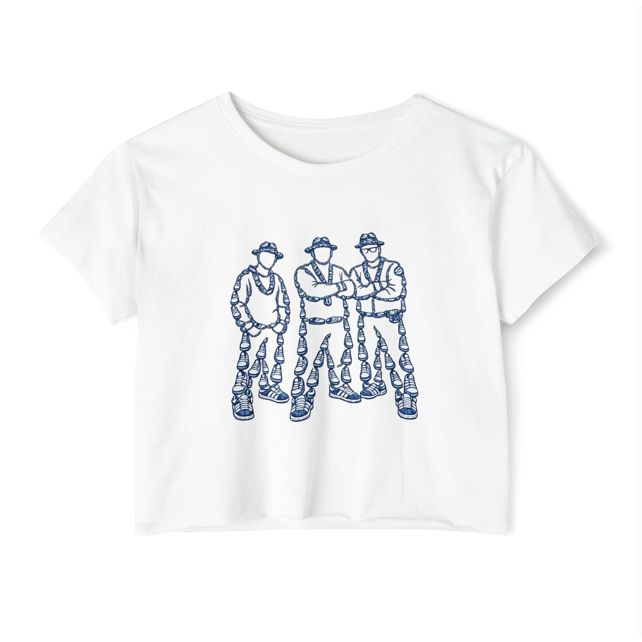 Sneaker DMC Crop Top T-shirt   Music Tee