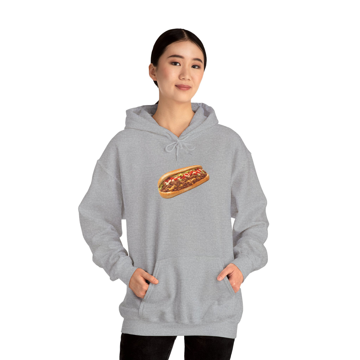 NYC Chopped Cheese Hoodie — New York Bodega Sandwich Hooded Pullover Sweatshirt