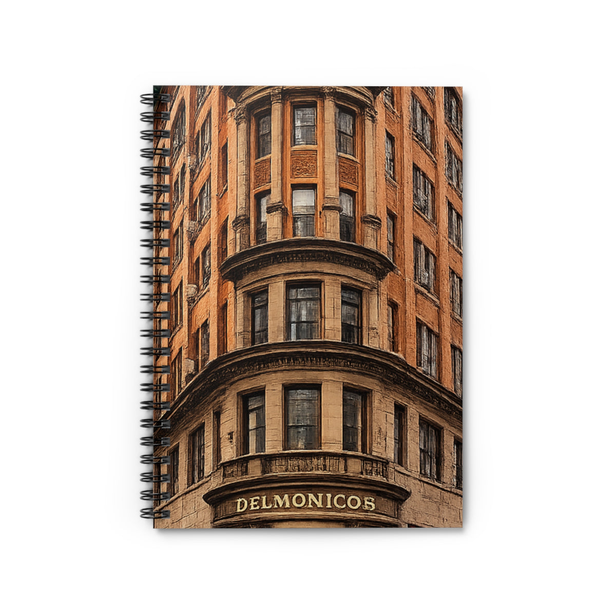 Delmonico's New York Building Notebook   NYC Architecture Spiral Journal