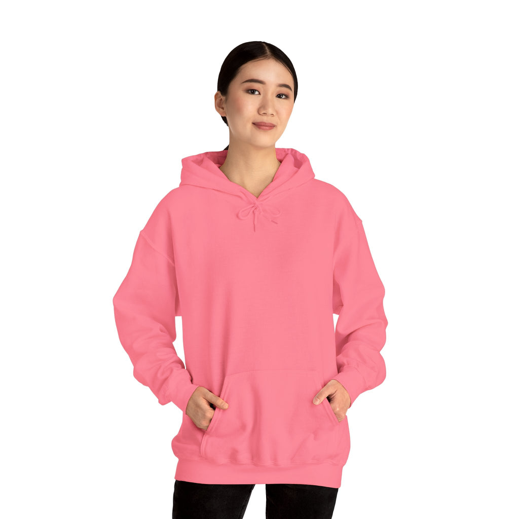 Lawrence Girl Hoodie – Retro Pink Wave Back Print Hooded Sweatshirt