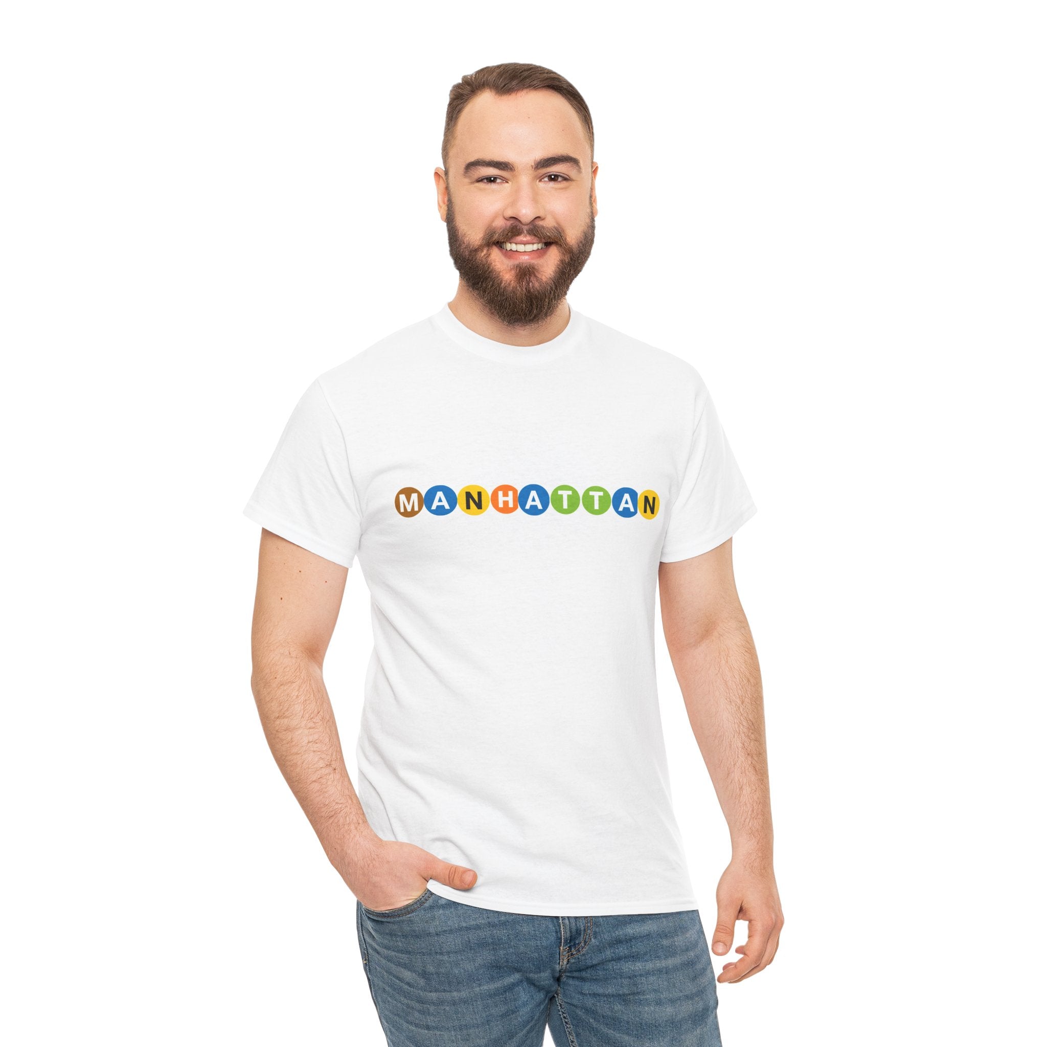 Camiseta Manhattan | Camiseta letreros Metro de Nueva York