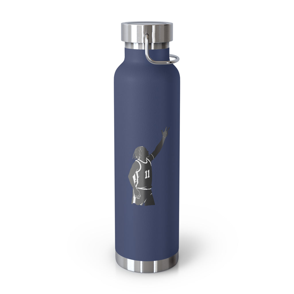 Customizable Jalen Brunson NYC 22oz Water Bottle | New York Basketball Fan Copper Vacuum Insulated