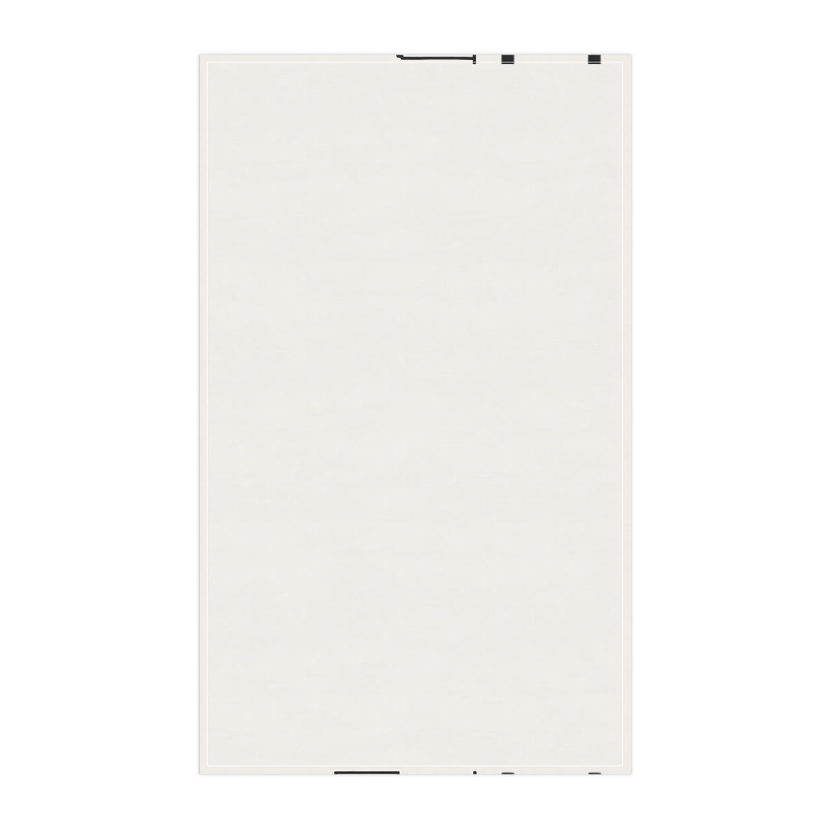 NYC Manhattan Skyline Tea Towel — Minimal Black & White New York City Skyline Kitchen Linen