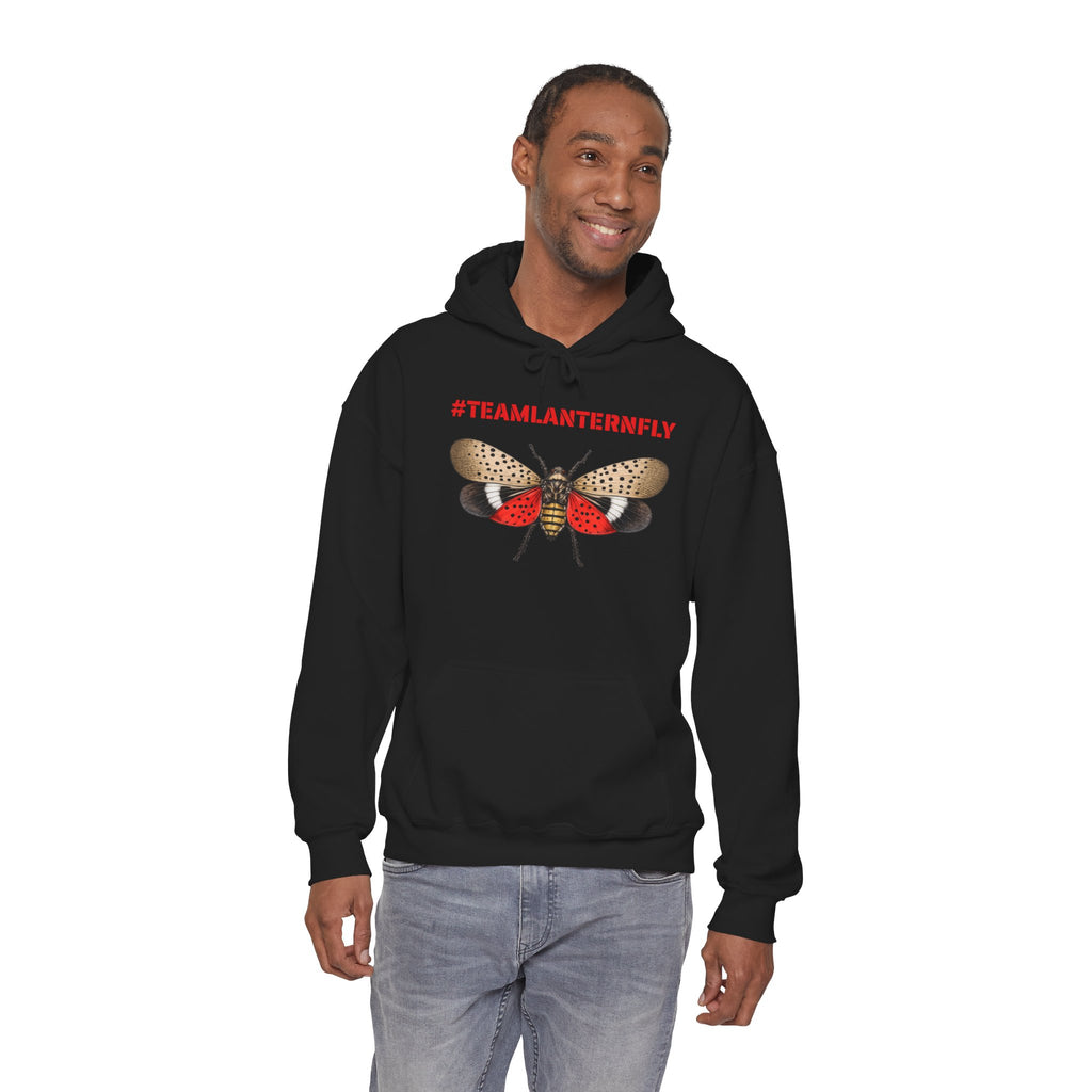NYC Spotted Lanternfly Hoodie — Team Lanternfly Hooded Pullover Sweatshirt