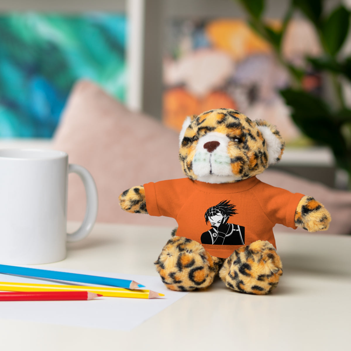 Jalen Brunson Fan Stuffed Animal |  New York Basketball Fan Bear
