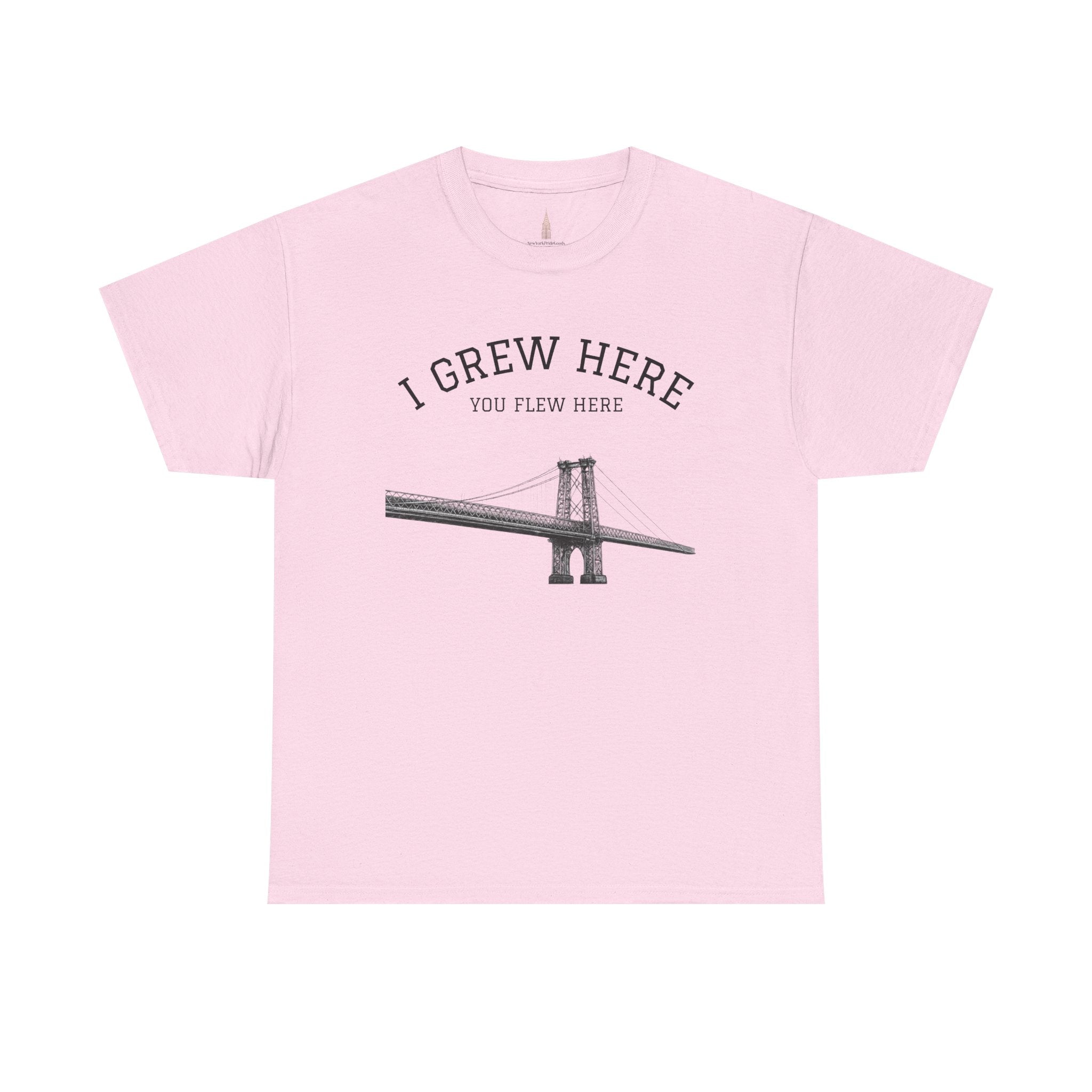 Williamsburg Bridge T-Shirt | I Grew Here You Flew Here Brooklyn NYC Tee