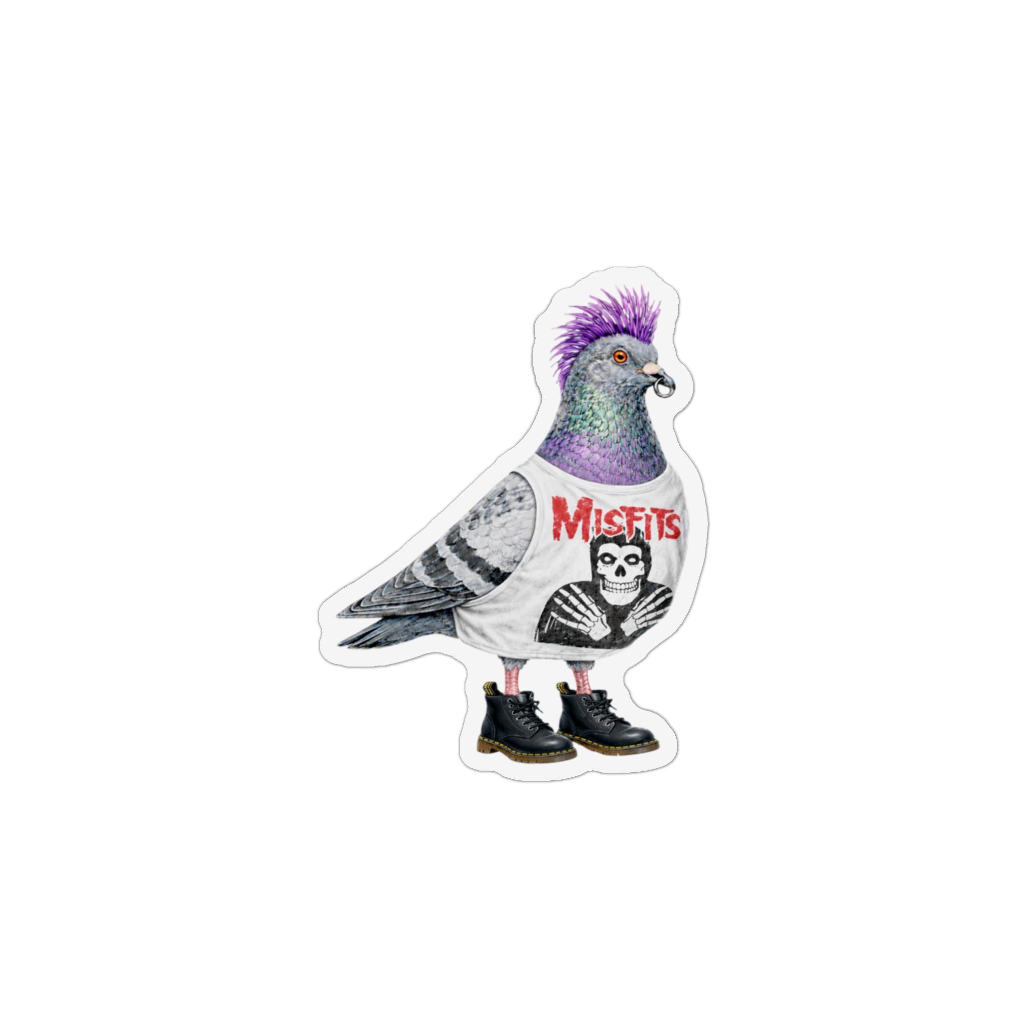 East Village NYC Pigeon Magnet | Punk Rocker Bird Lover Fridge Magnet