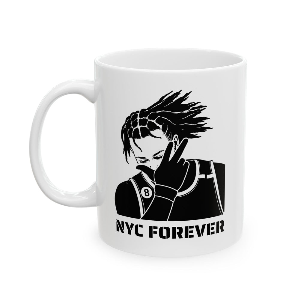 Jalen Brunson NYC Forever Mug | New York Basketball Ceramic Mug