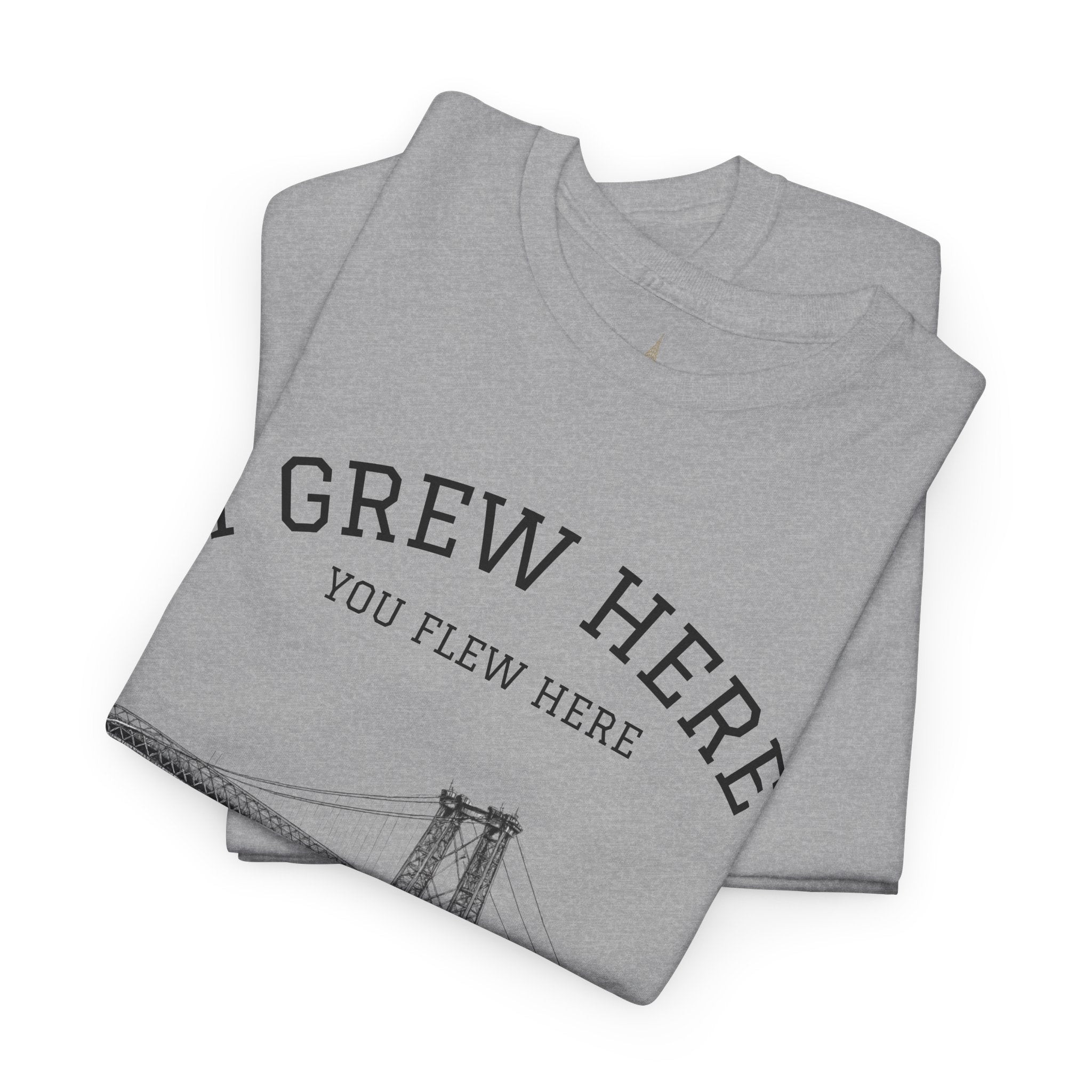 Williamsburg Bridge T-Shirt | I Grew Here You Flew Here Brooklyn NYC Tee