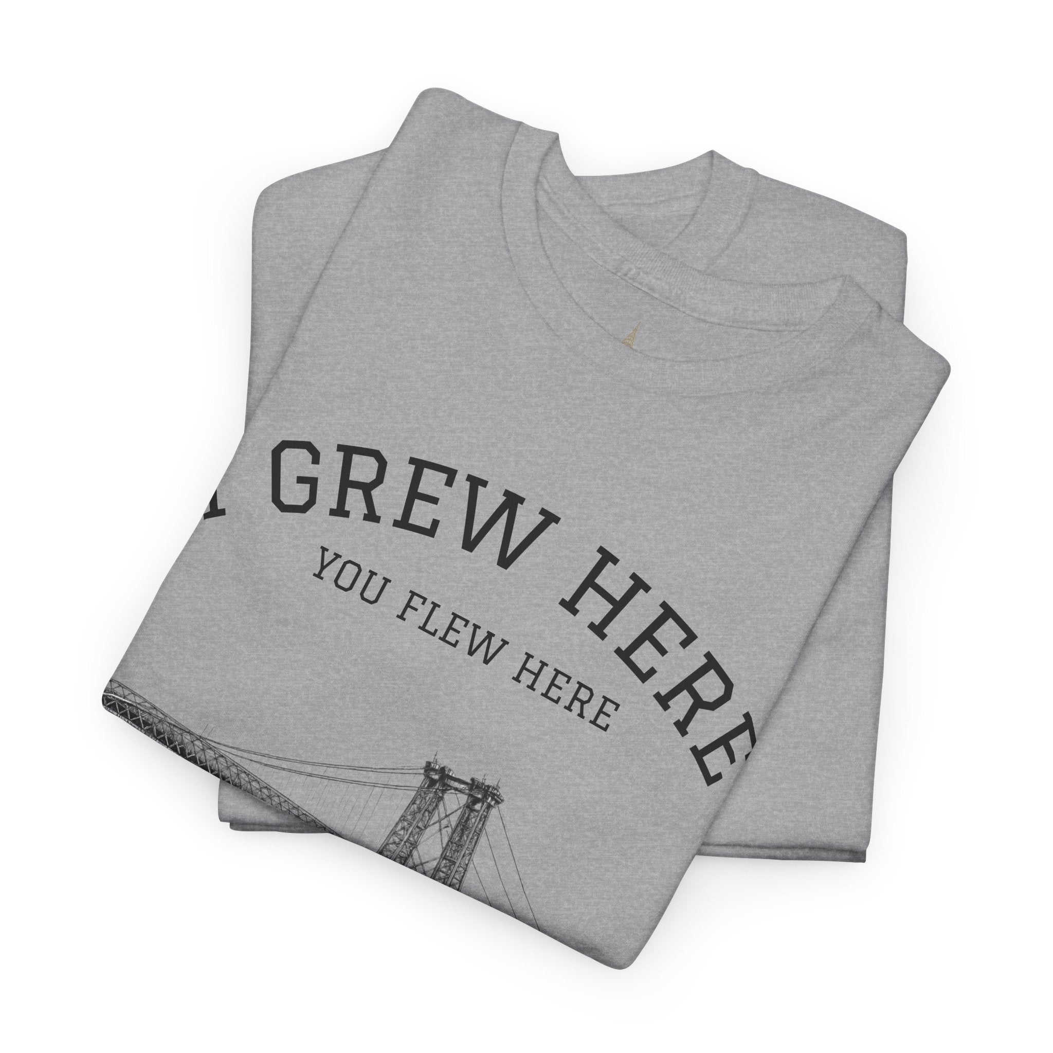 Williamsburg Bridge T-Shirt | I Grew Here You Flew Here Brooklyn NYC Tee