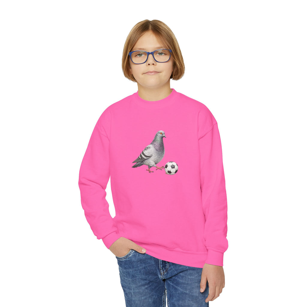 Customizable Corona NYC Pigeon NYC Kids Crewneck Sweatshirt    New York Soccer Player Bird Lover Childrens Sweater