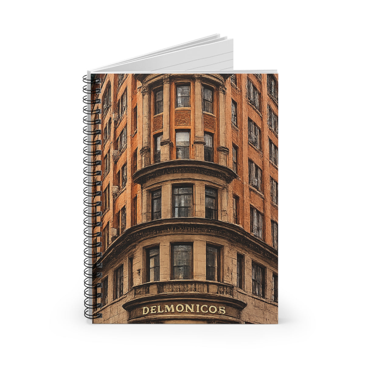 Delmonico's New York Building Notebook   NYC Architecture Spiral Journal