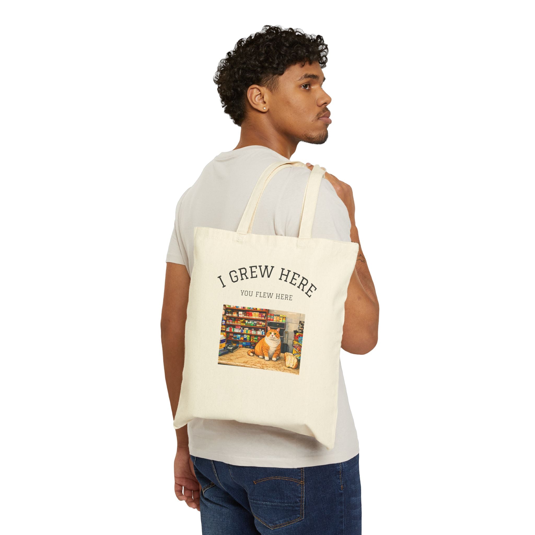 Bodega Cat Bag | I Grew Here You Flew Here NYC Tote Bag