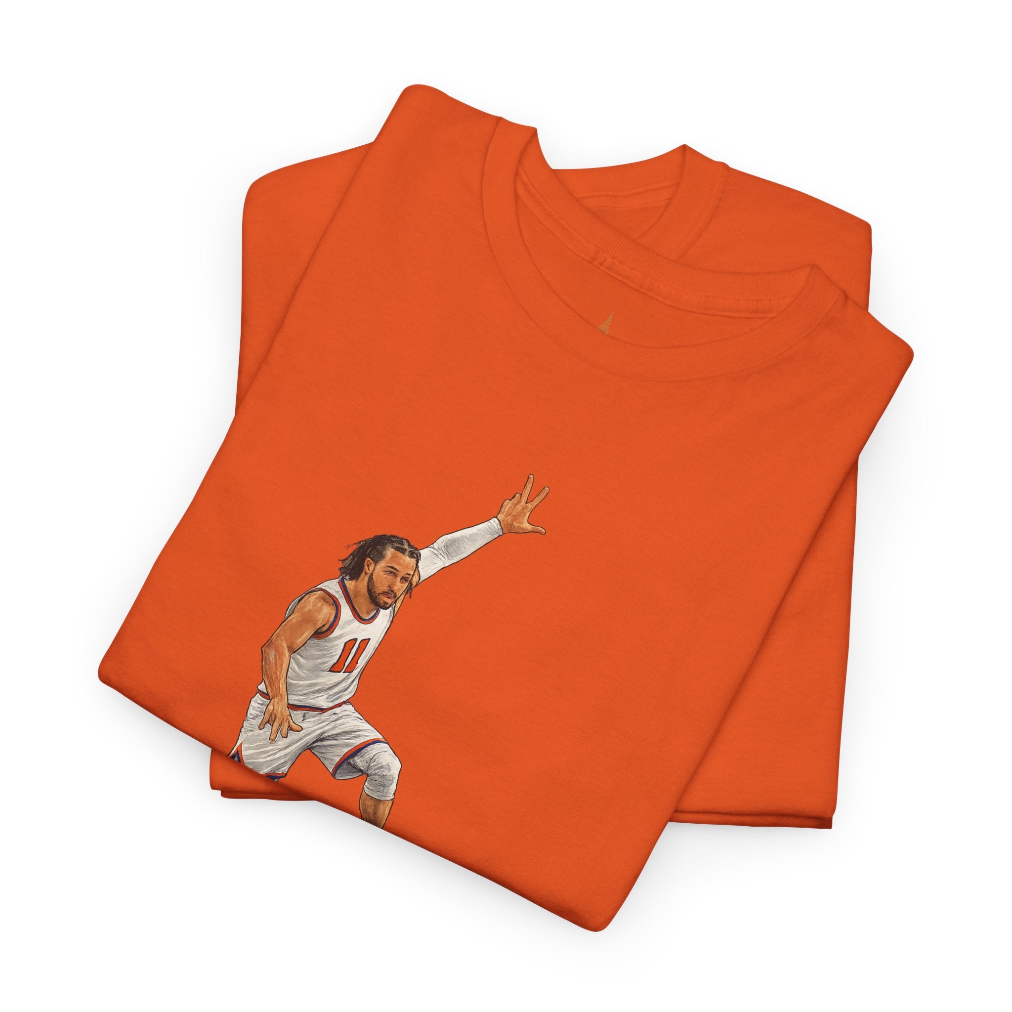 Jalen Brunson King of the Hill Top of the Heap Tee | New York New York Basketball T-Shirt