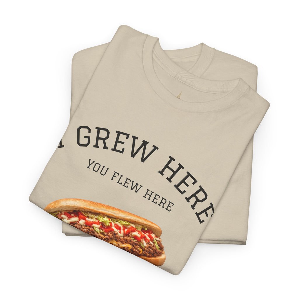 Chopped Cheese T-Shirt | I Grew Here You Flew Here New York City Bodega Food Tee