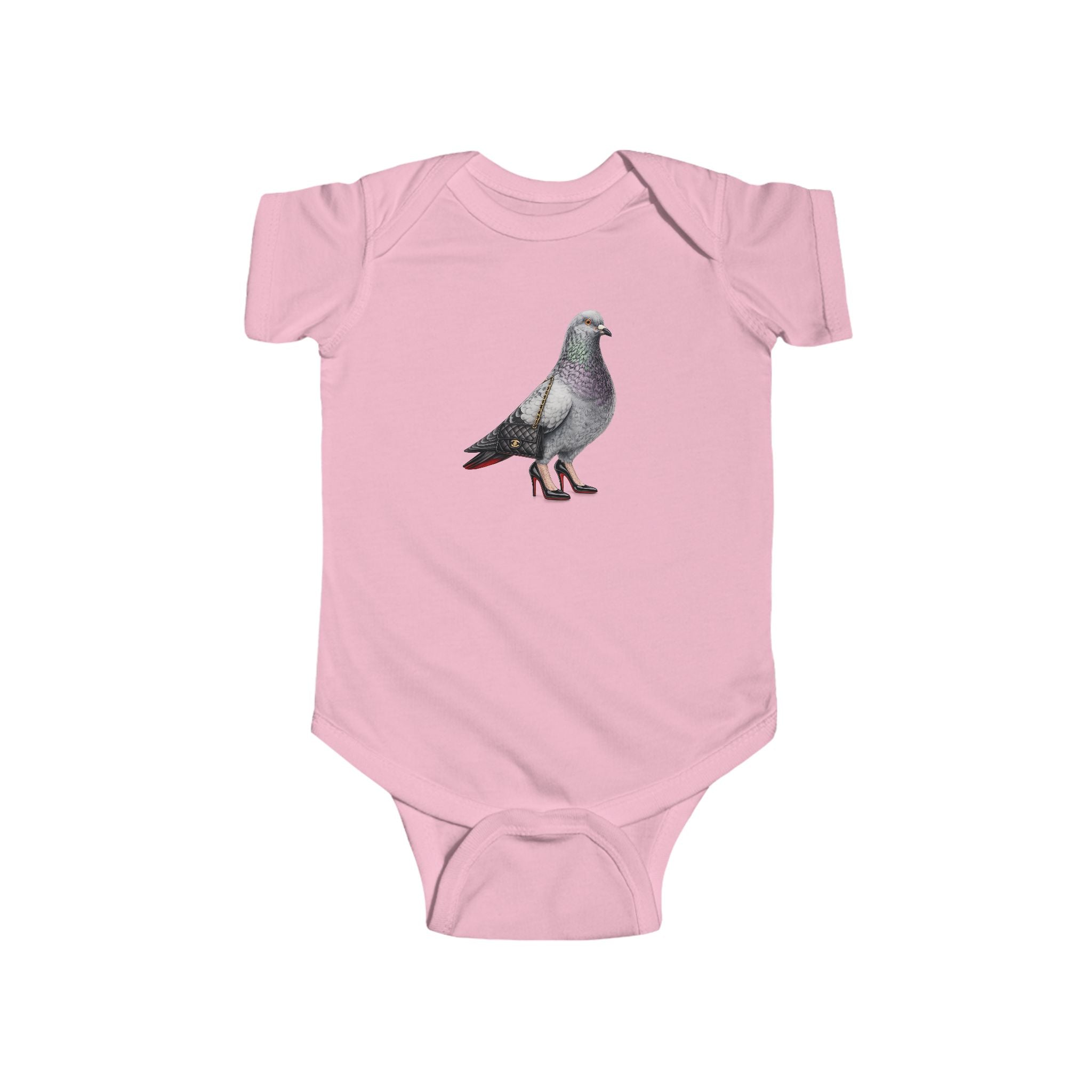 Customizable Meatpacking District NYC Pigeon Baby Onesie | New Yorker Reveal Infant Bodysuit