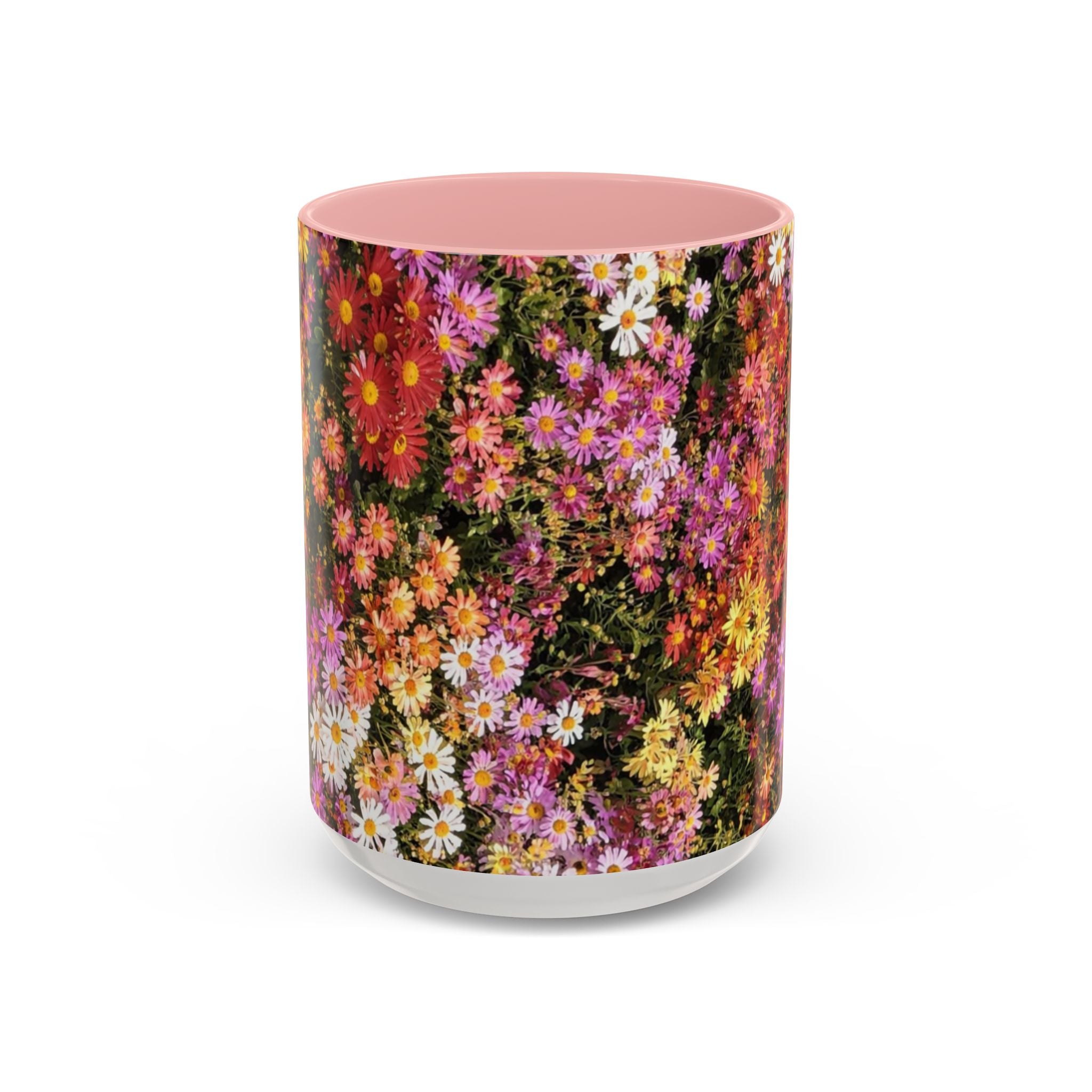 Central Park Korean Chrysanthemum Accent Coffee Mug — Tea Mug 11oz