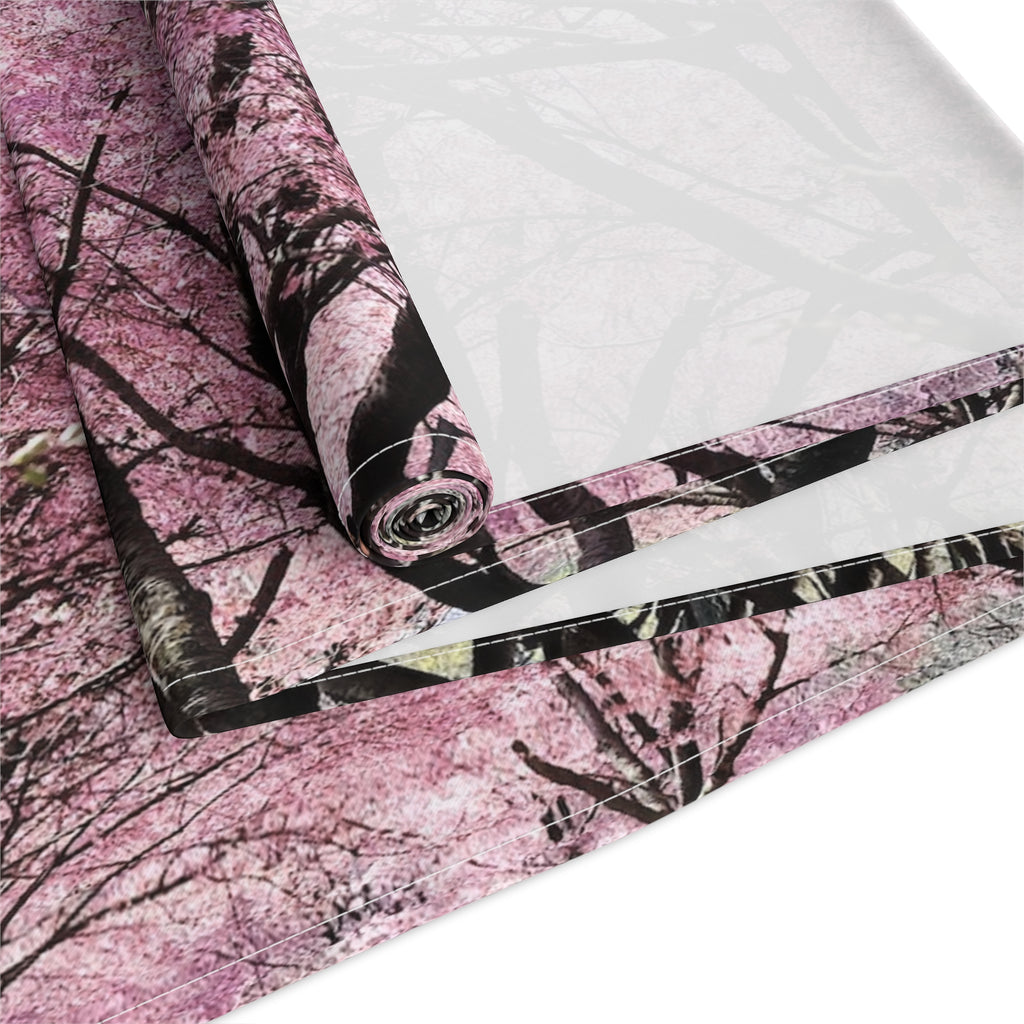 Flushing Meadows Corona Park Cherry Blossoms Table Runner — Queens Flowers Dining Table Decor