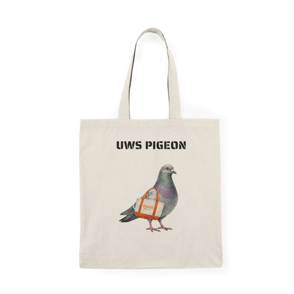 Upper West Side NYC Pigeon Subway Tote Bag | The New Yorker UWS Bird Lovers Grocery Tote