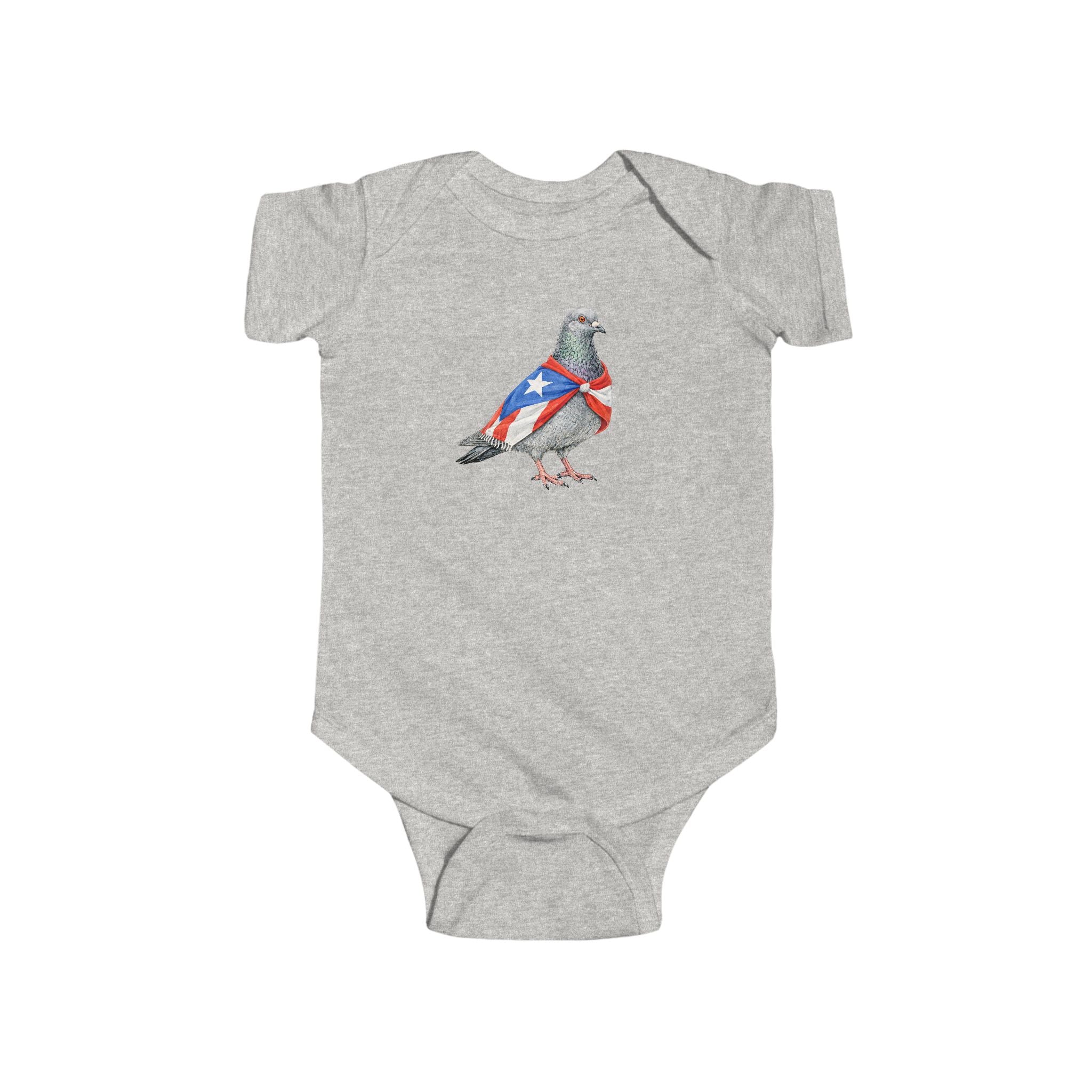 Customizable East Harlem NYC Pigeon Baby Onesie | New Yorker Reveal Infant Bodysuit