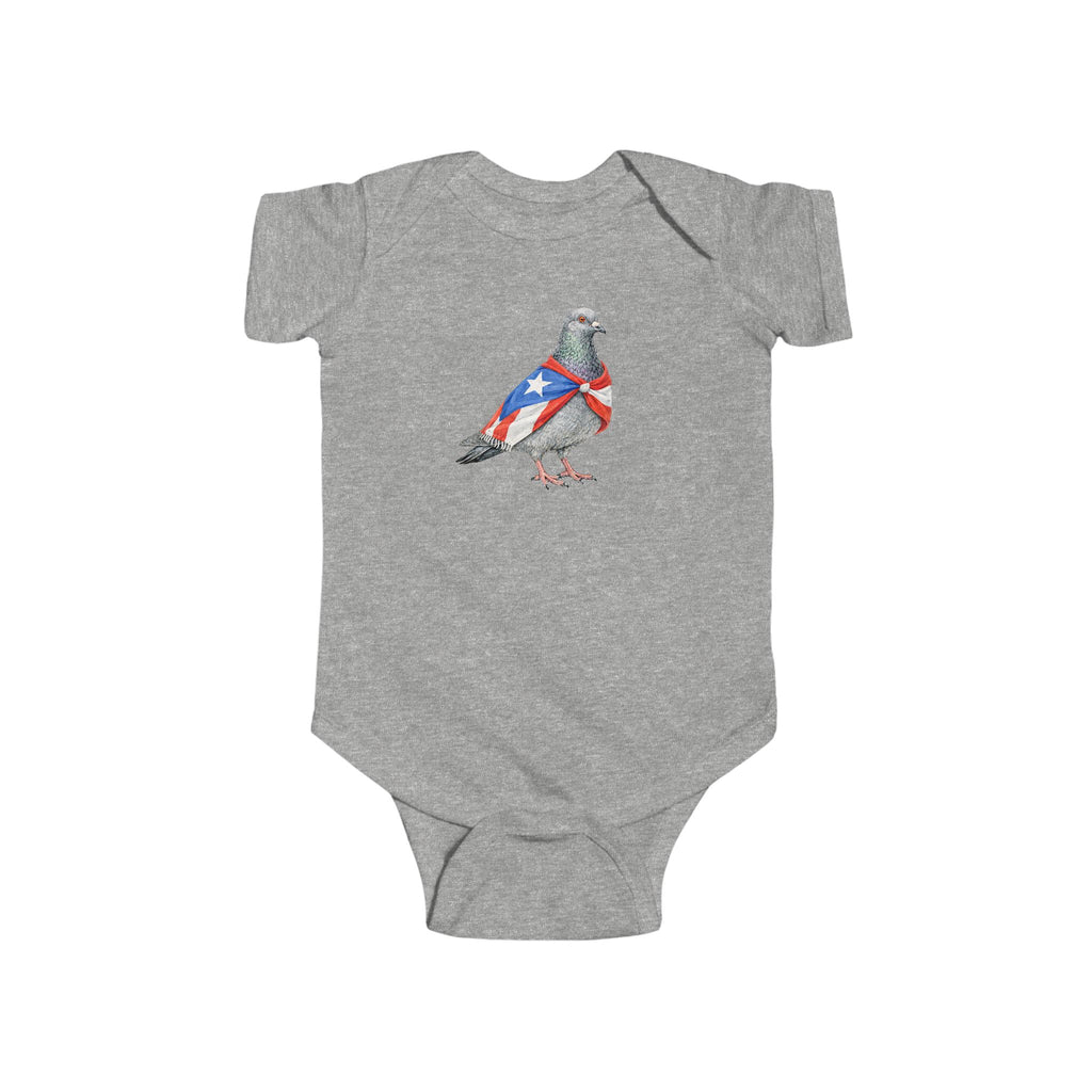 Customizable East Harlem NYC Pigeon Baby Onesie | New Yorker Reveal Infant Bodysuit