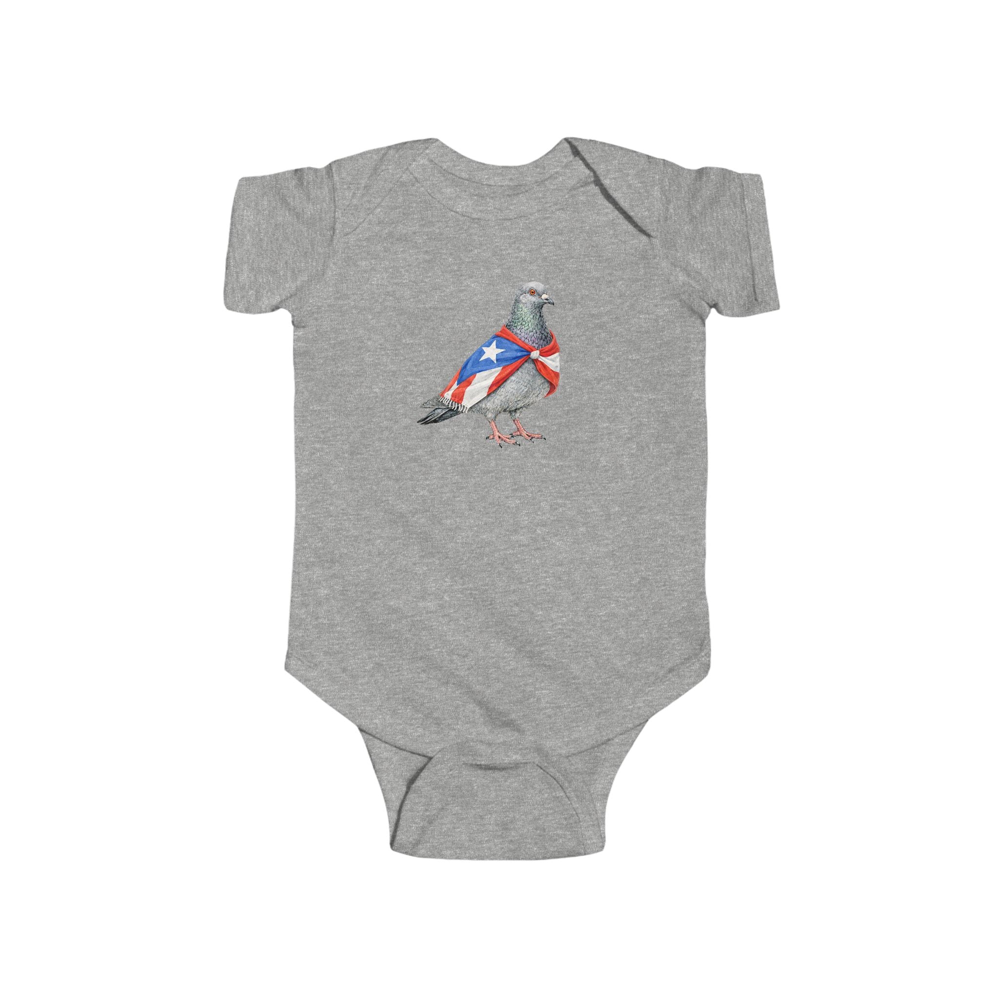 Customizable East Harlem NYC Pigeon Baby Onesie | New Yorker Reveal Infant Bodysuit