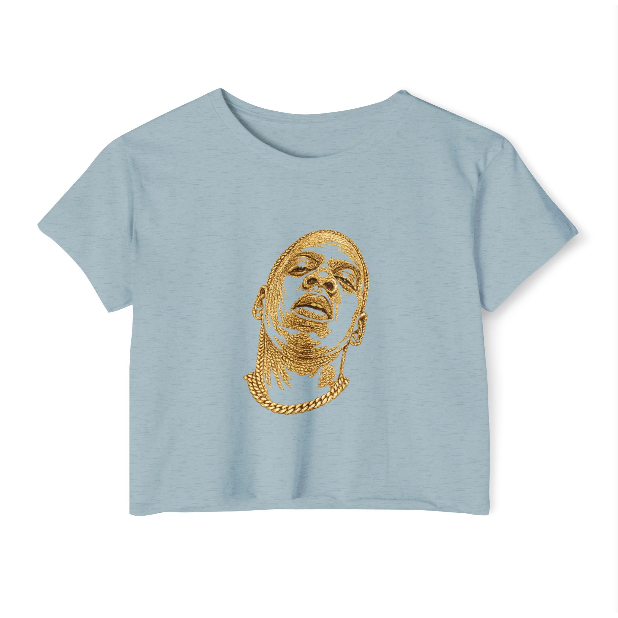 Gold Chain Jay Z Crop Top T-shirt   Music Tee