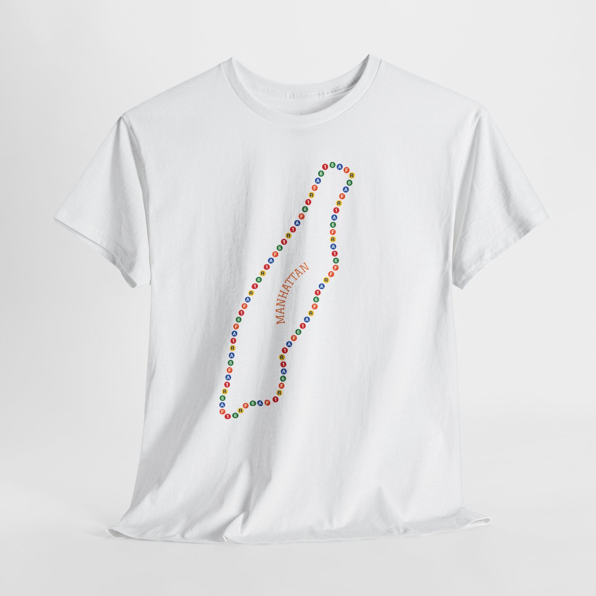 Manhattan Map T-Shirt | Subway Signs Tee
