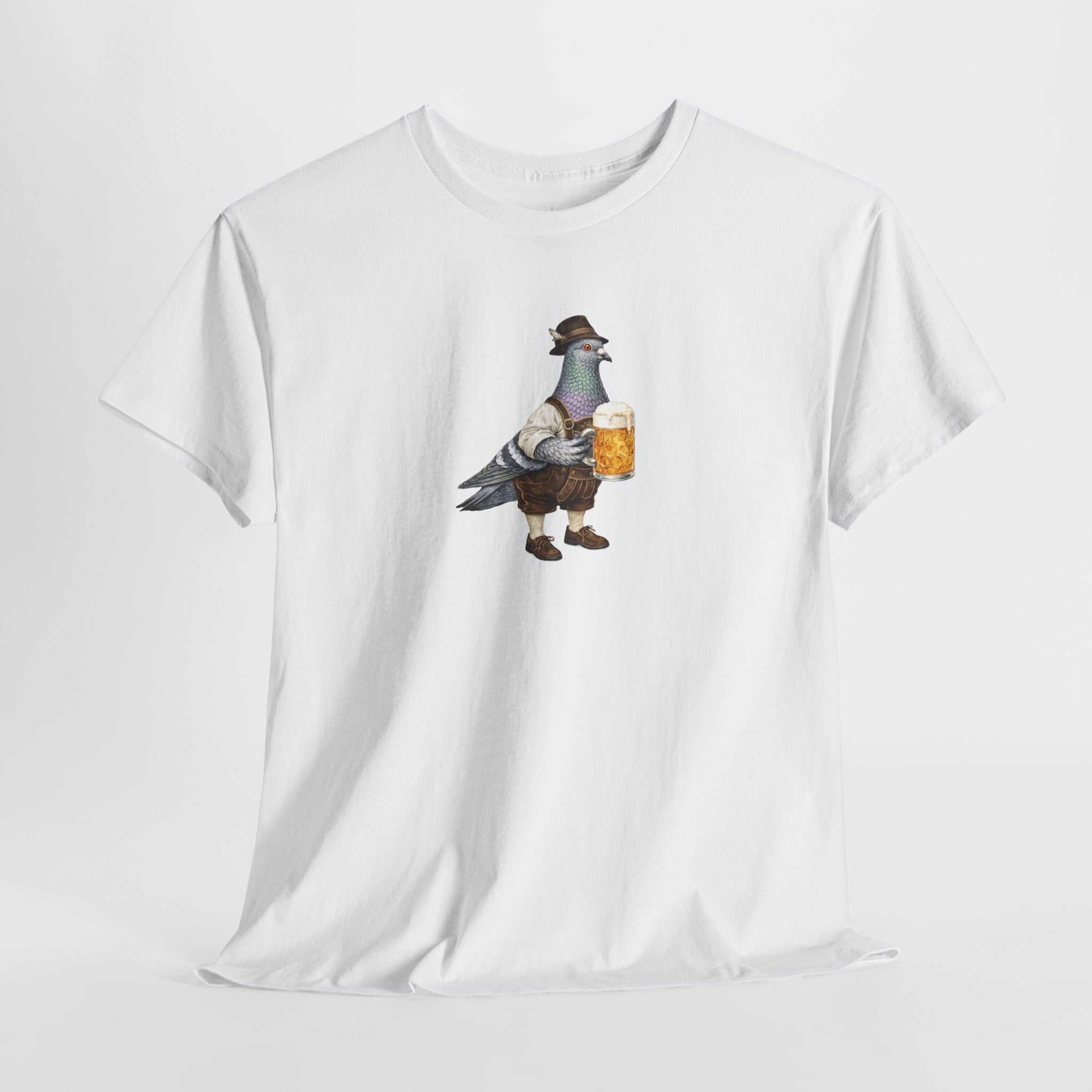 Customizable Yorkville NYC Pigeon T-Shirt | Oktoberfest Beer Garden Tee