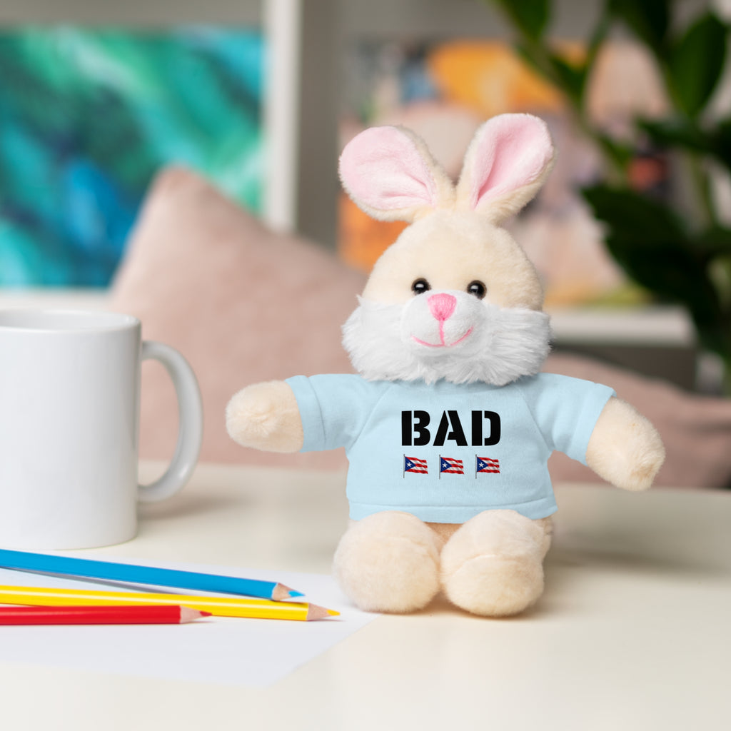 Bad Rabbit Stuffed Animal with T-Shirt
