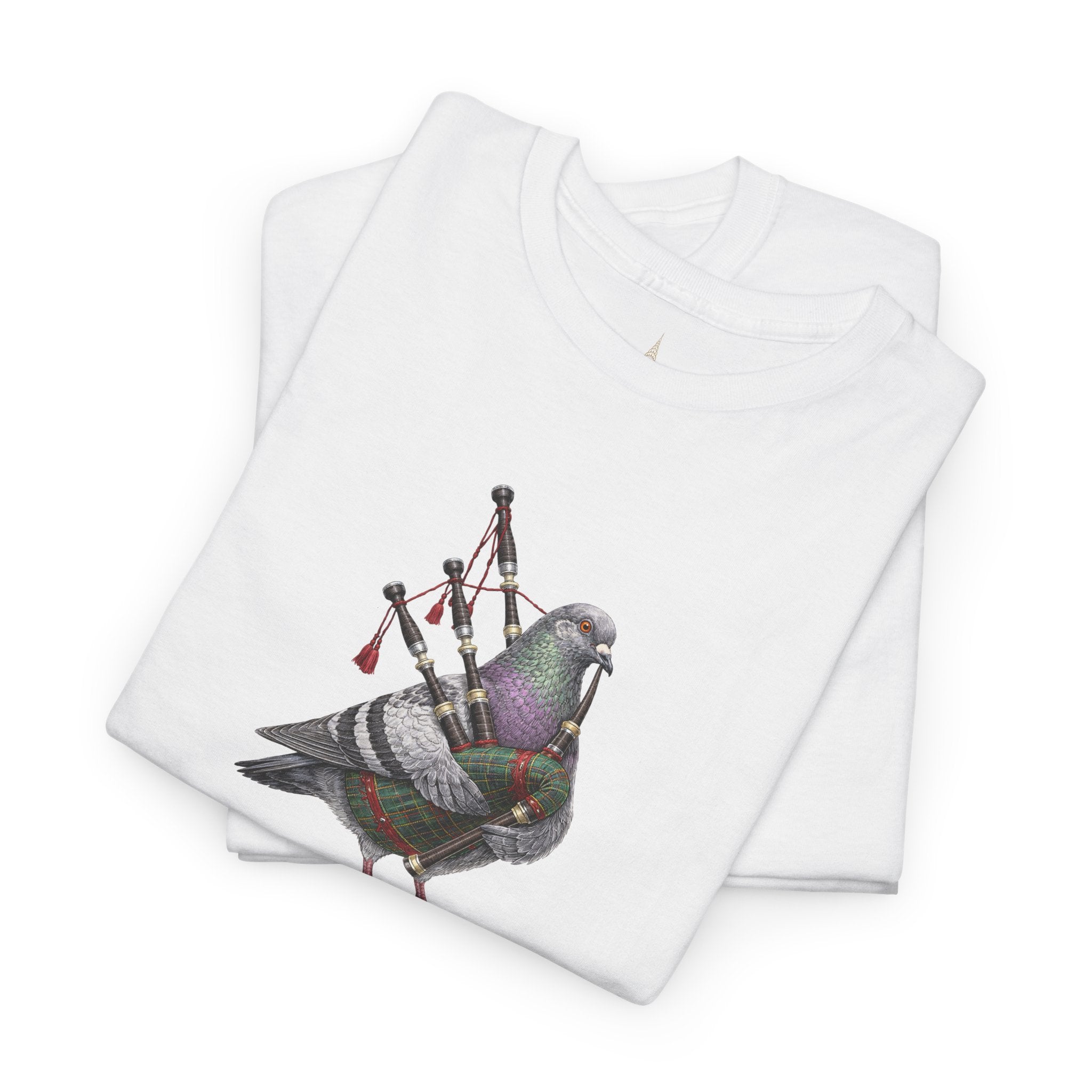 Customizable Woodlawn NYC Pigeon T-Shirt | Bagpiper Tee