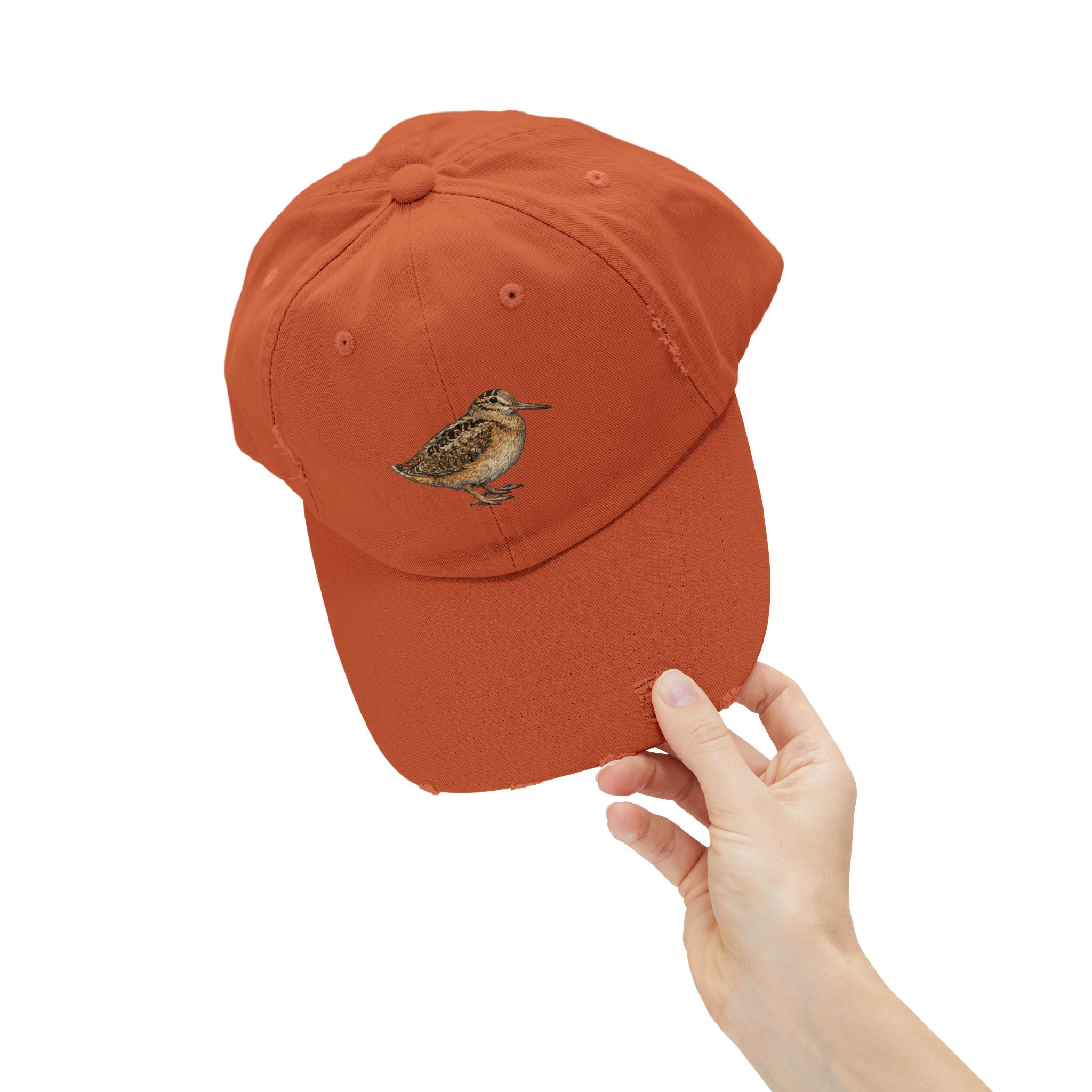 Bryant Park American Woodcock Distressed Cap — Nature Hat for Bird Lovers