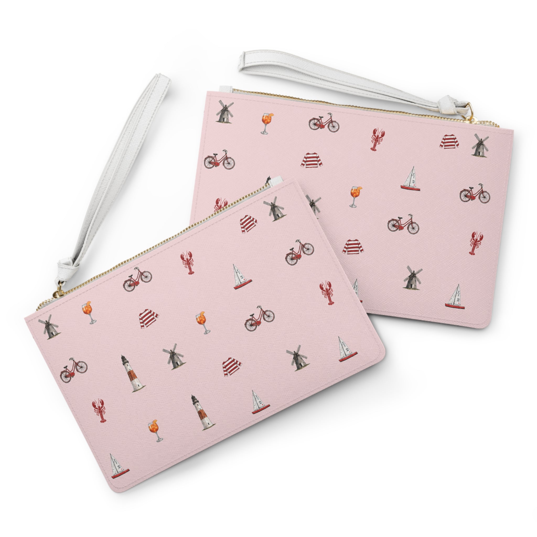 Icons of the Hamptons Pink Clutch
