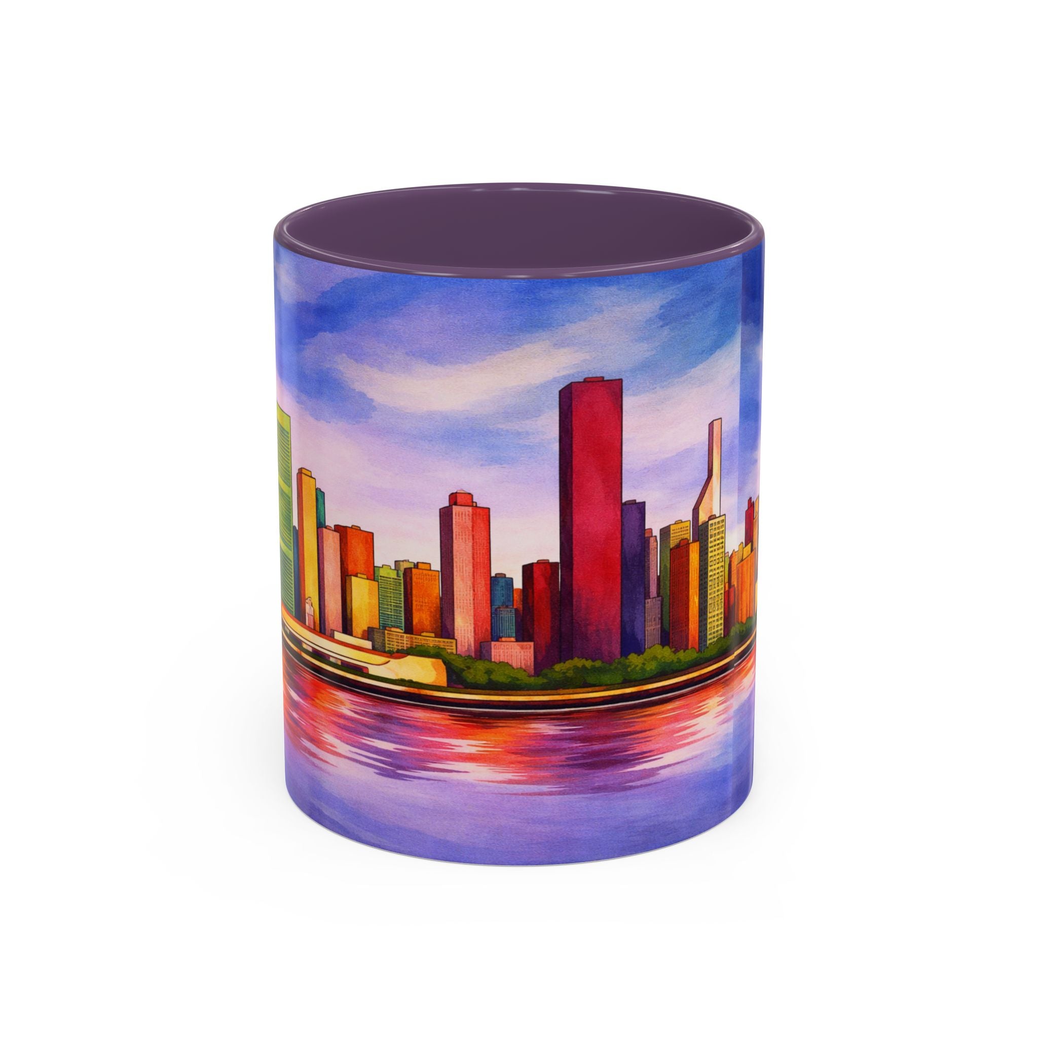 Colorful Midtown Manhattan Skyline NYC Accent Coffee Mug