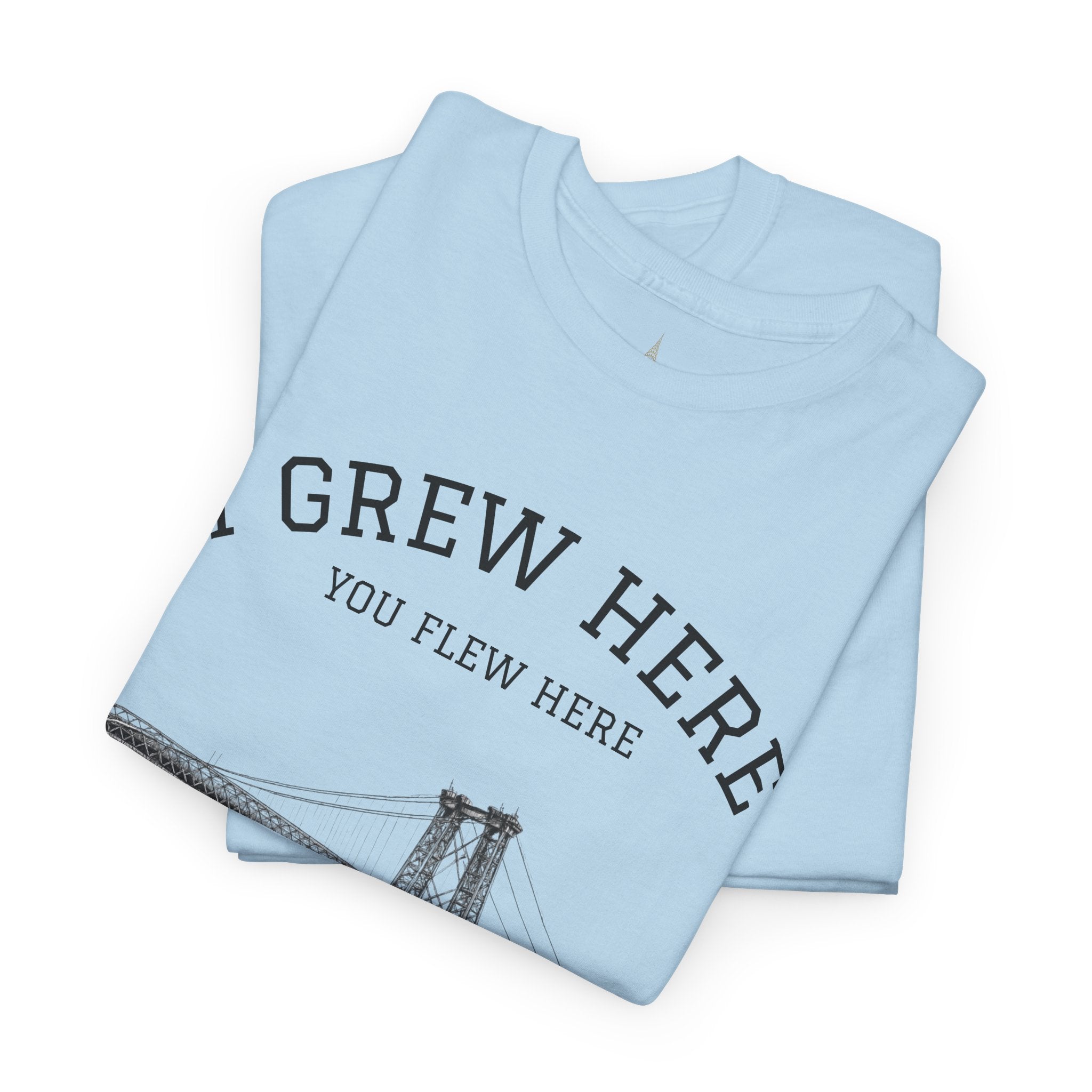 Williamsburg Bridge T-Shirt | I Grew Here You Flew Here Brooklyn NYC Tee