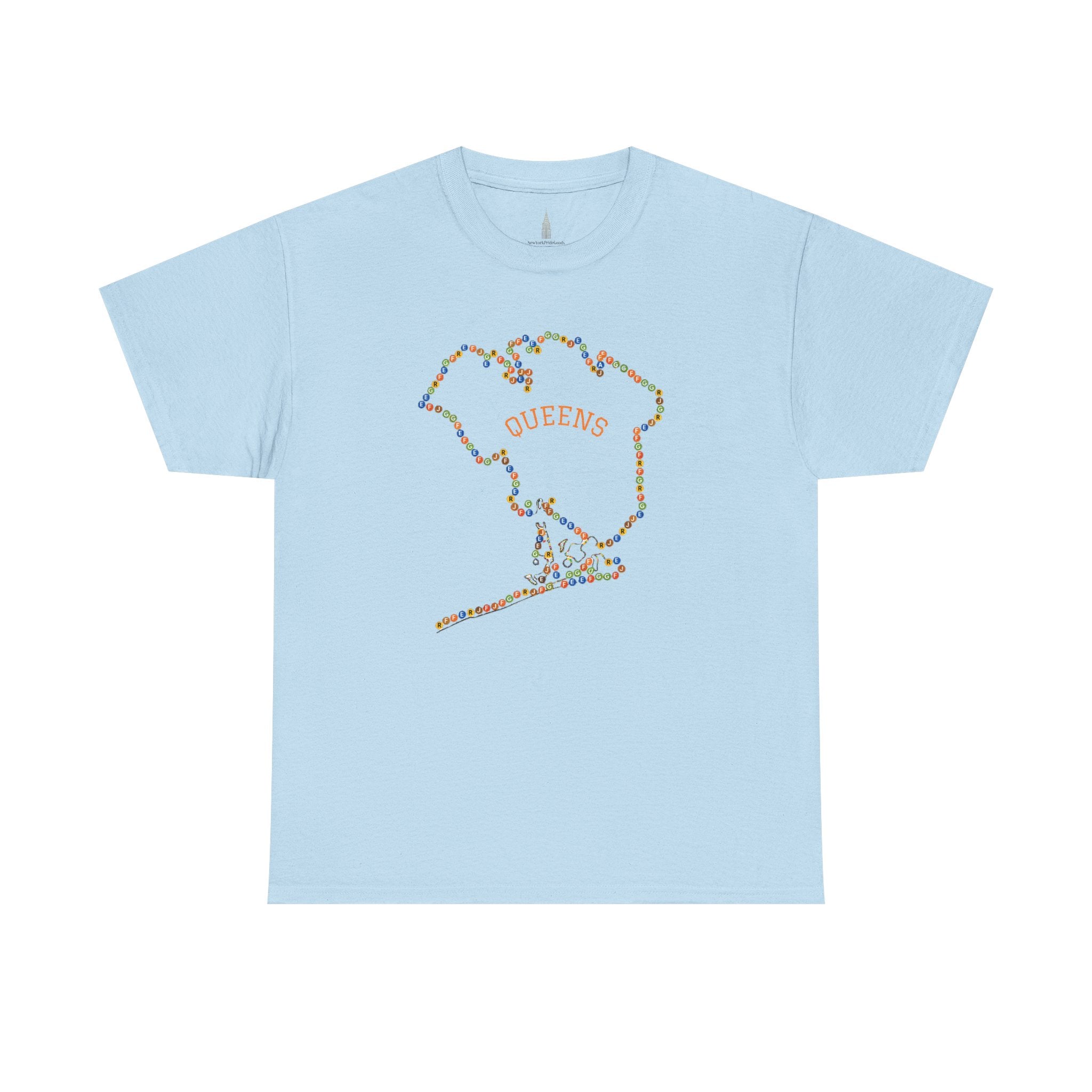 Camiseta Mapa de Queens | Camiseta con Señales de Metro