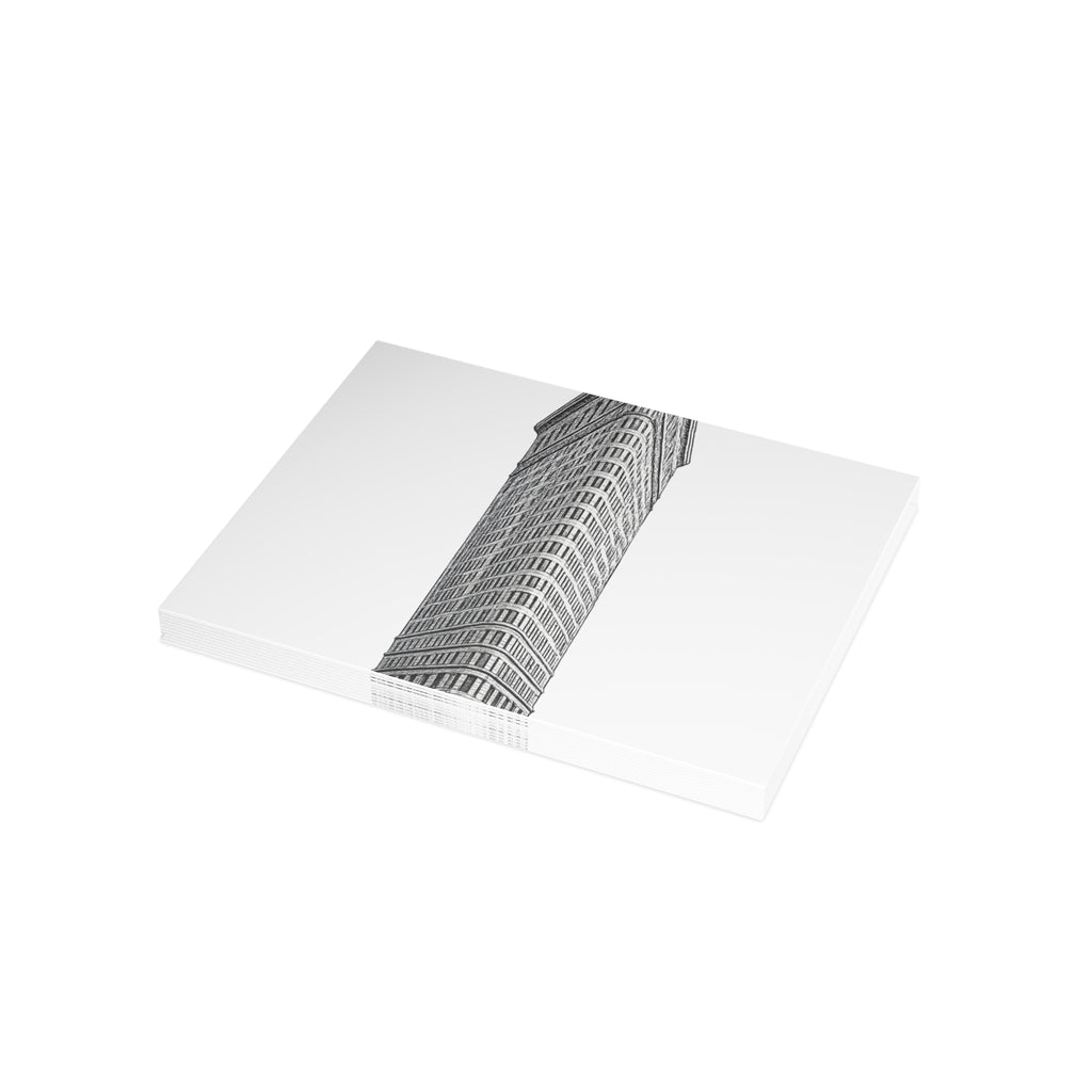 Flatiron Building Postcard Set —Architectural Sketch Postcard Bundle (with envelopes)