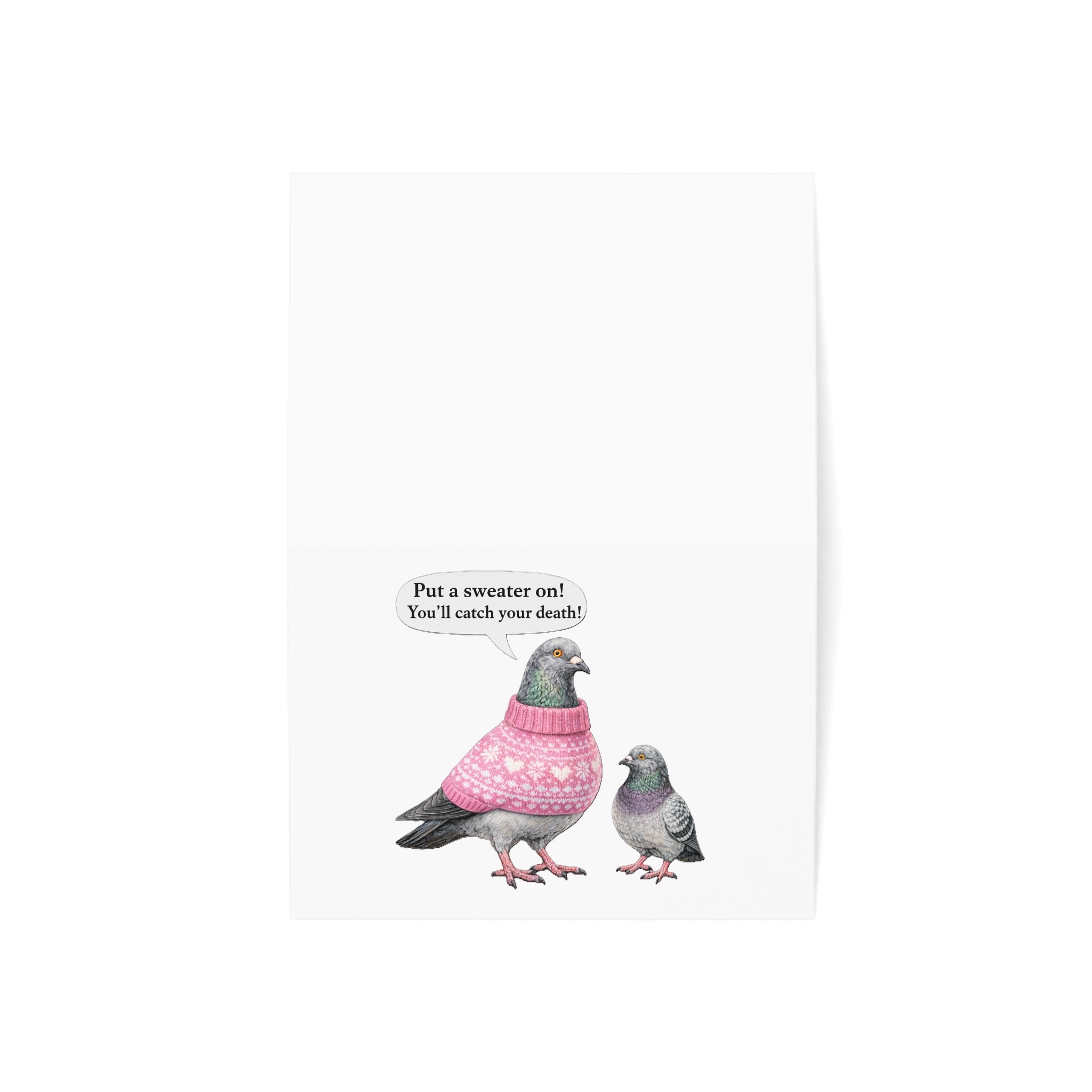 NYC Pigeon Mother's Day Greeting Cards | Mother's Day Card