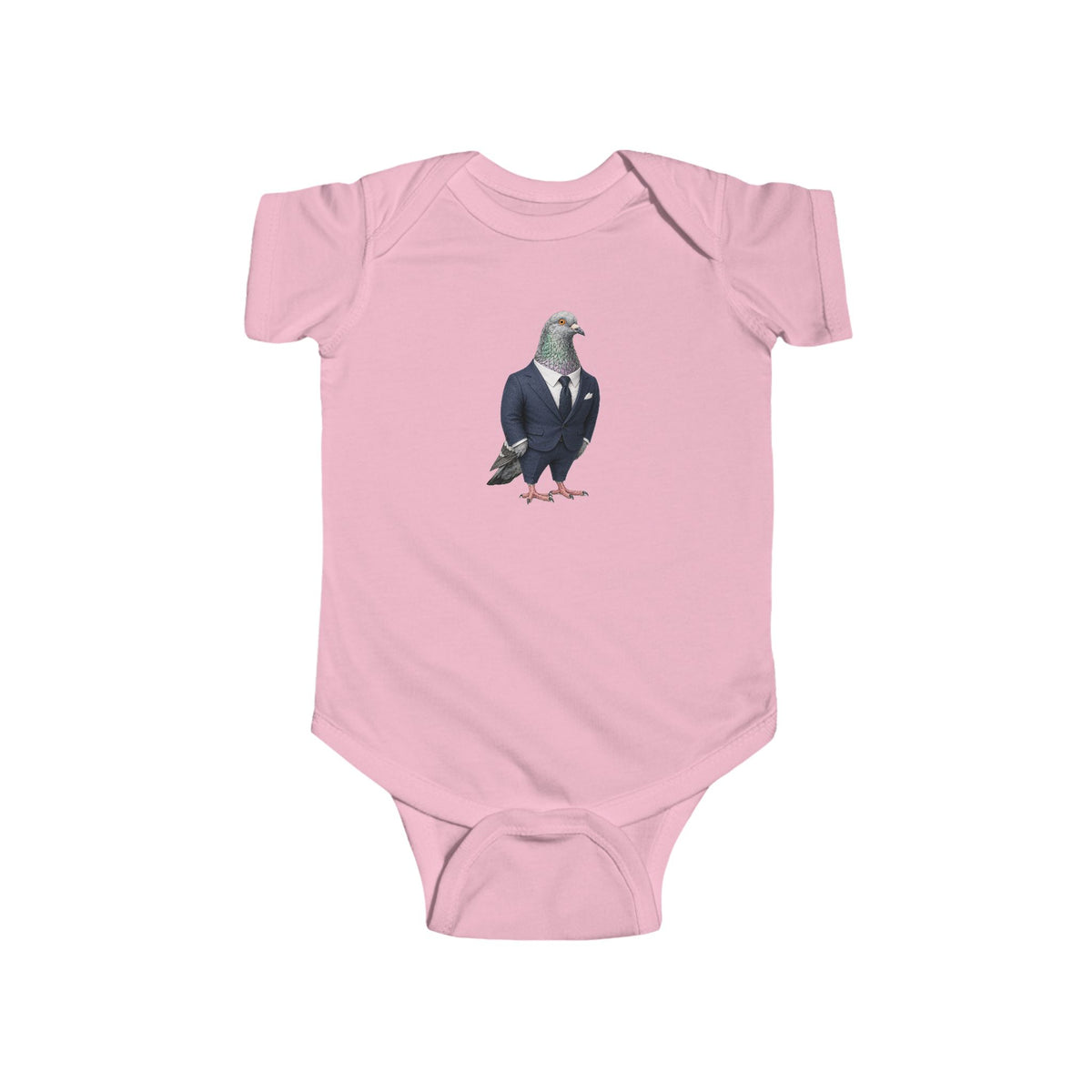 Customizable Billionaires' Row Pigeon Baby Onesie | New Yorker Reveal Infant Bodysuit