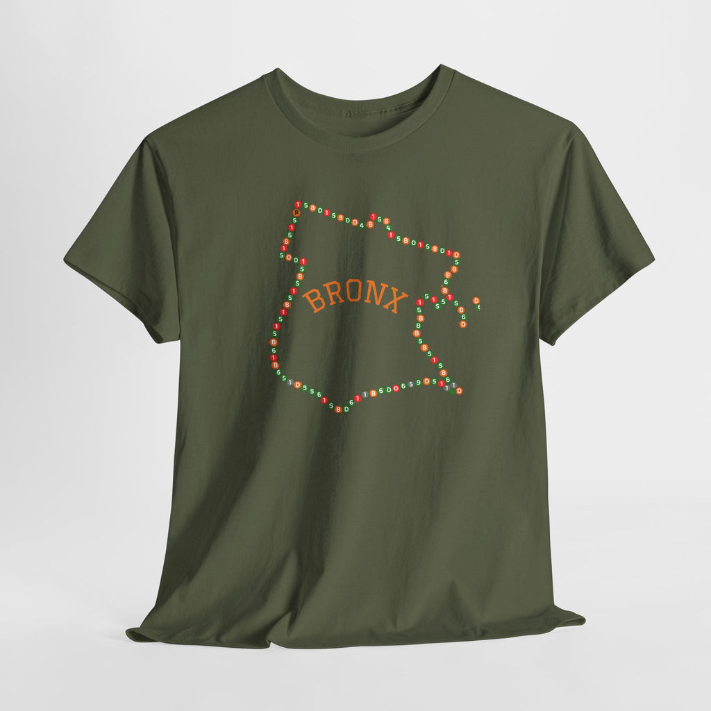 The Bronx Map T-Shirt | Subway Signs Tee
