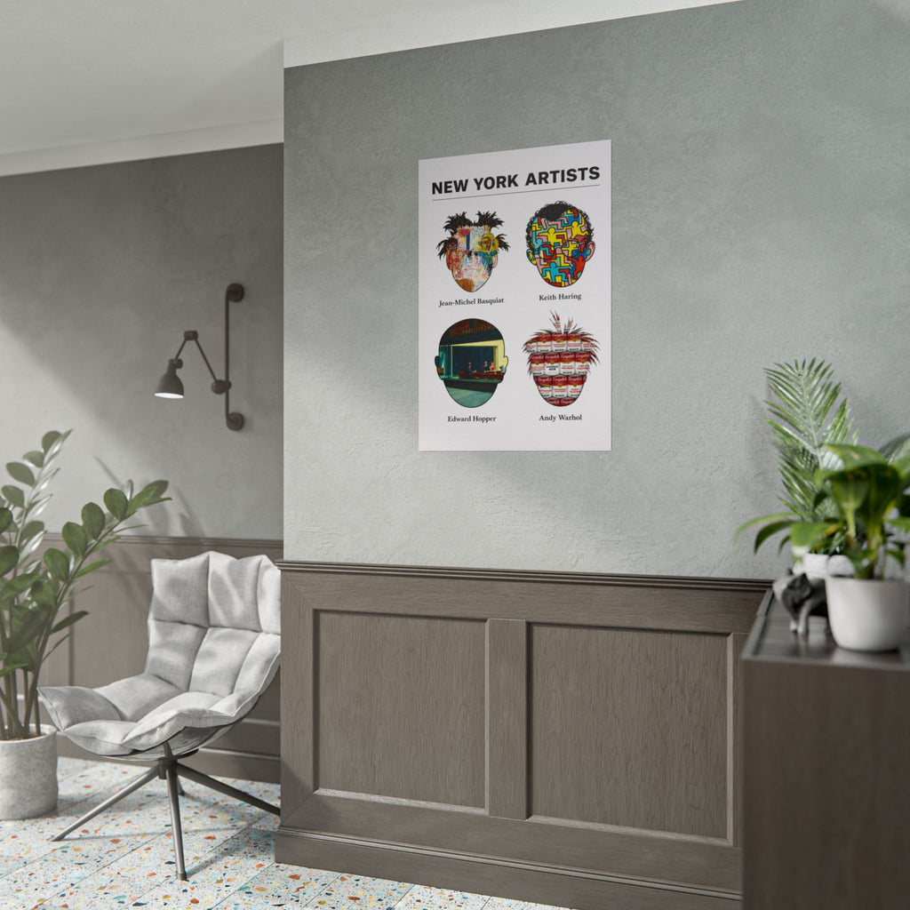 New York Artists Rolled Poster | Dorm Room Decor