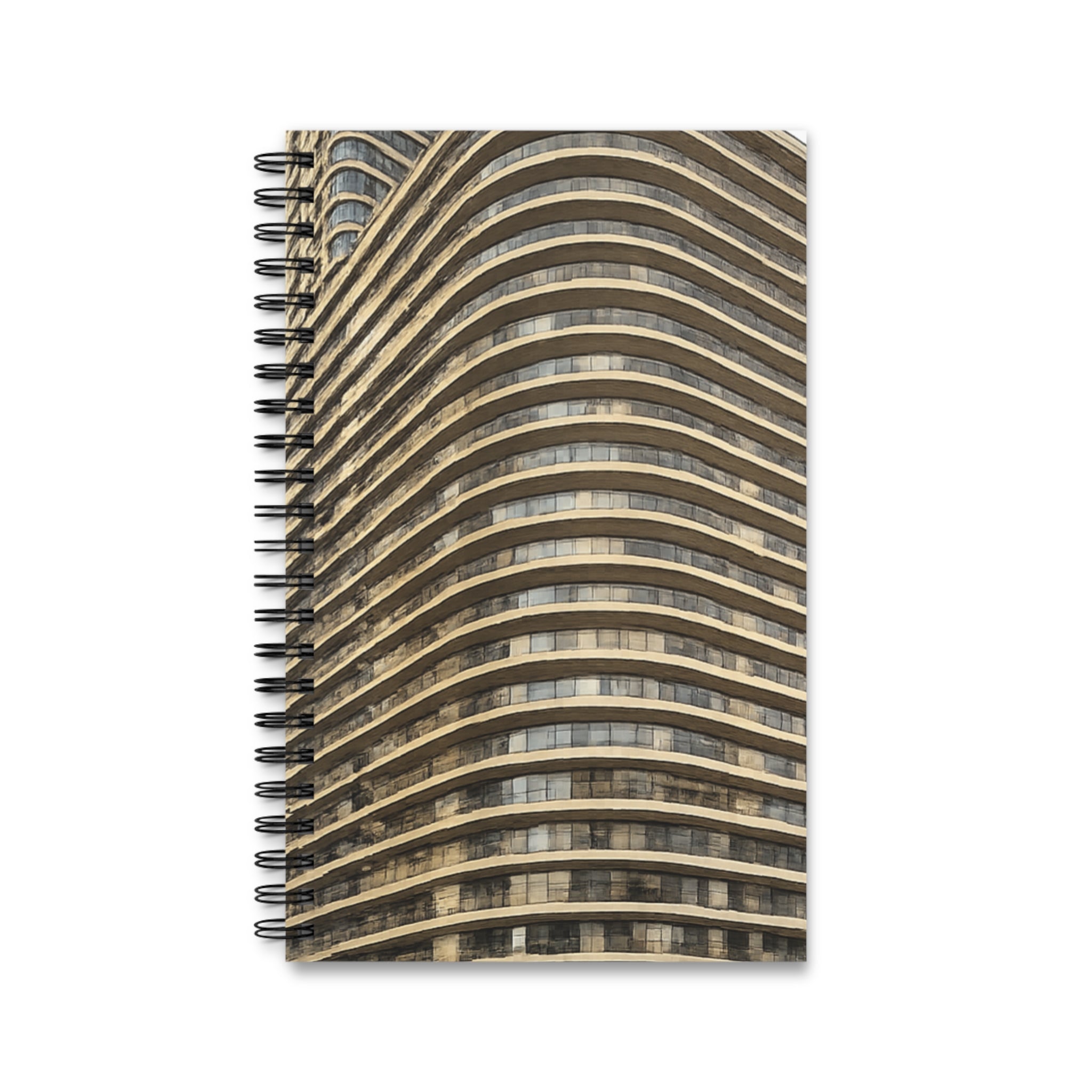Central Park South Building Spiral Journal   NYC Architecture Notebook