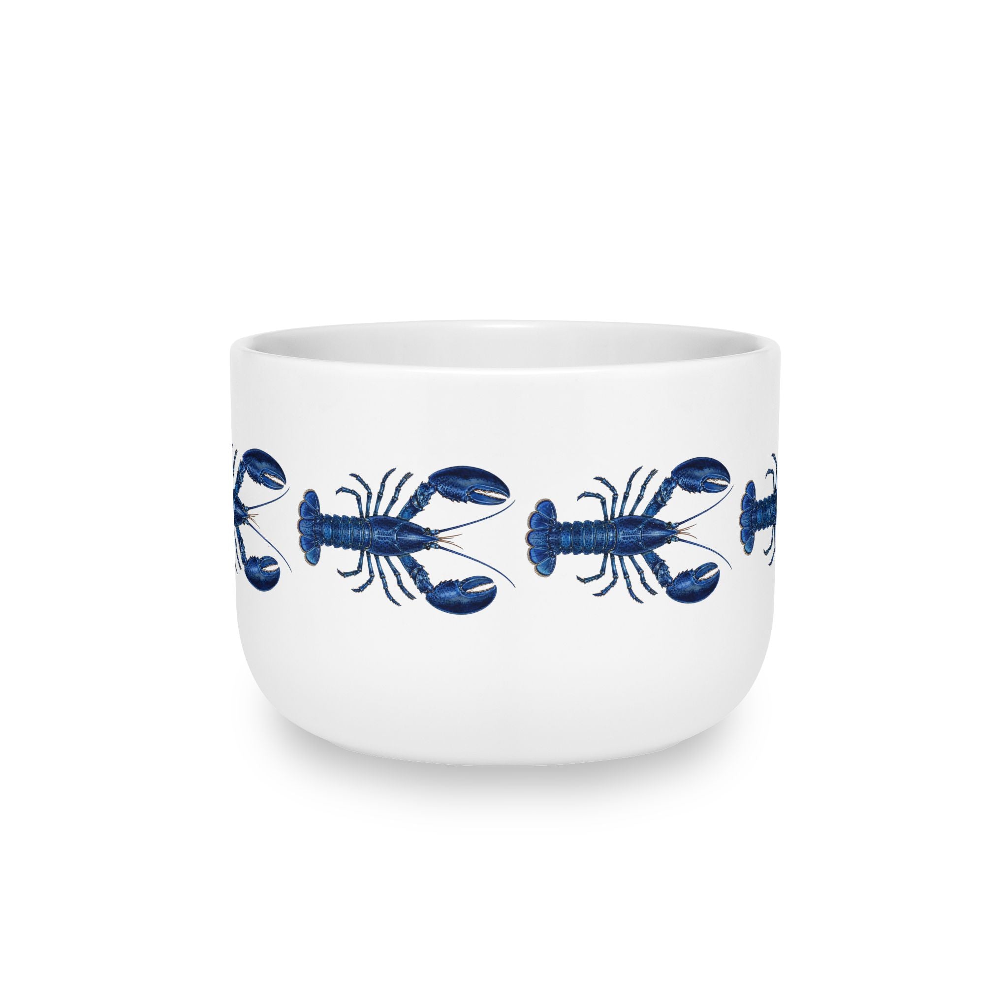 Hamptons Blue Lobster Bisque 25oz Ceramic Soup Bowl