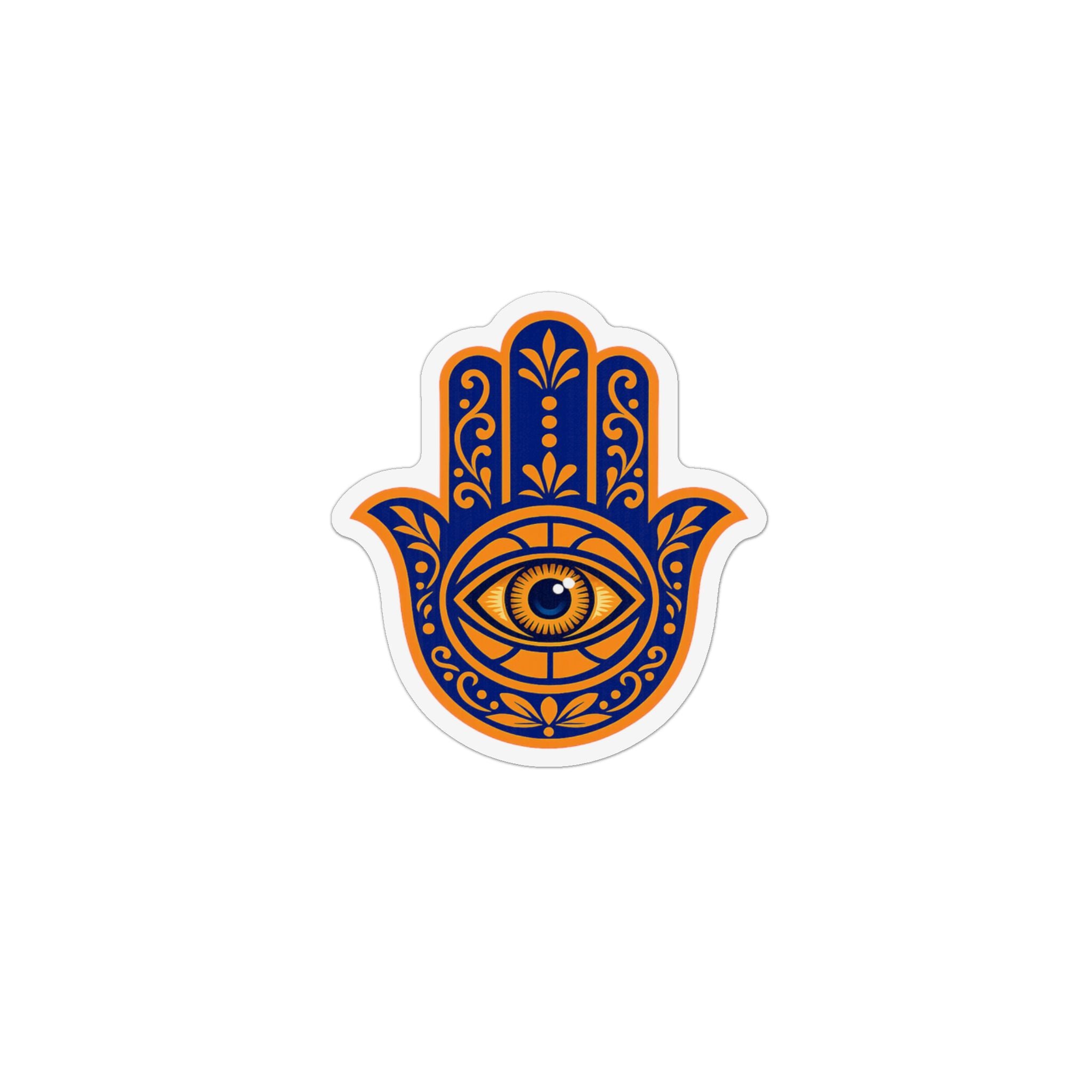 Knicks in Five Hamsa Magnet | New York Basketball Good Luck Fridge Magnet