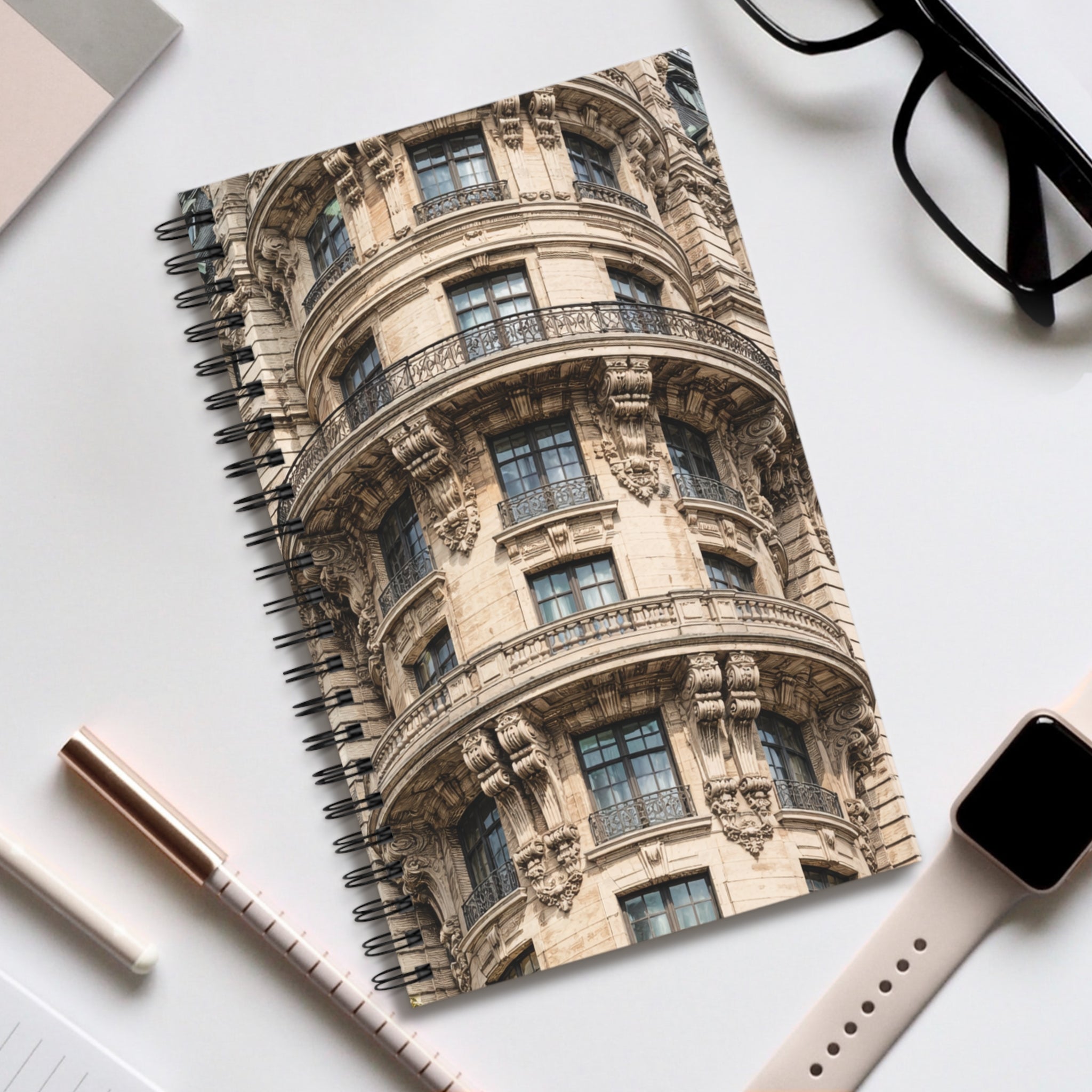 The Ansonia New York Building Notebook   NYC Architecture Spiral Journal