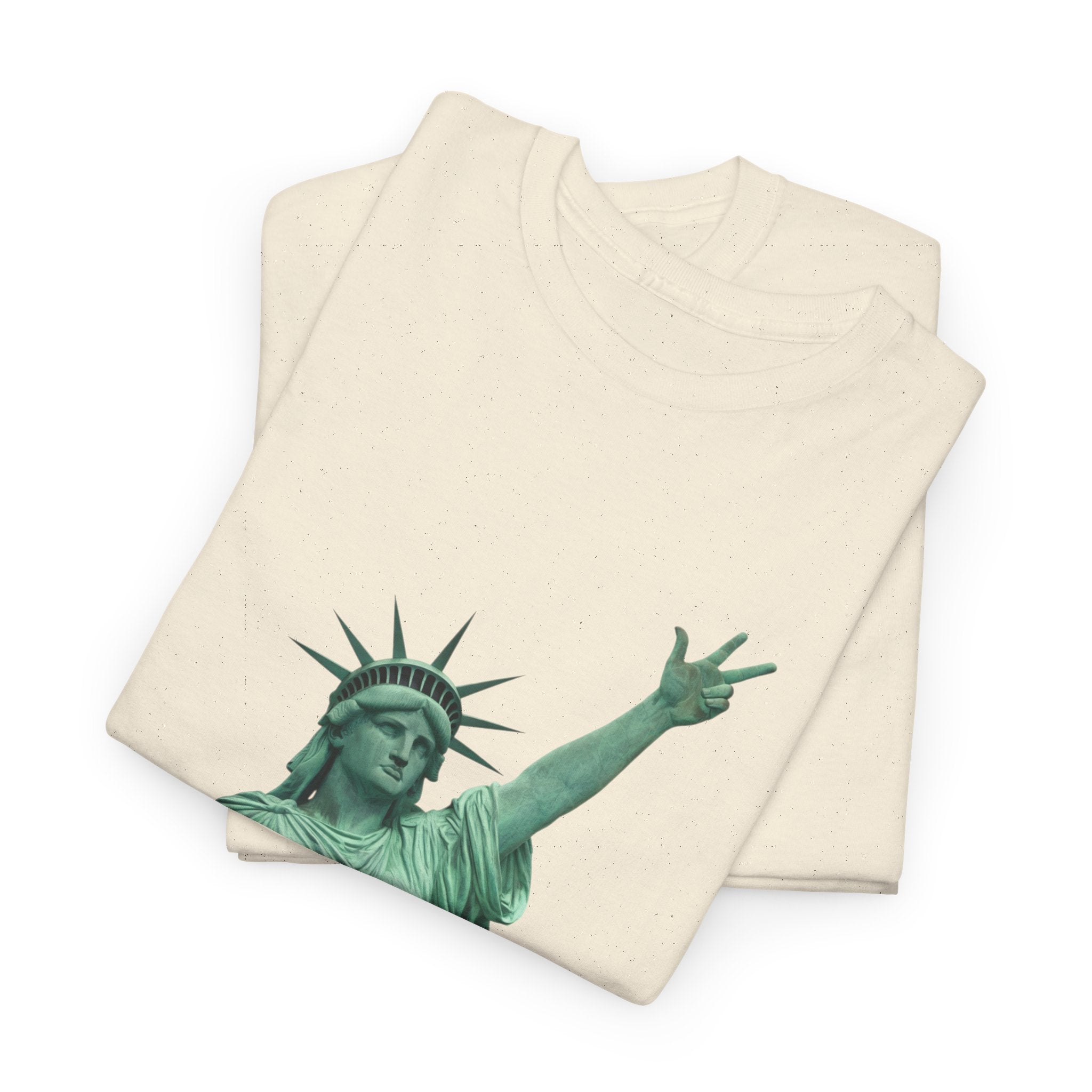 Customizable Statue of Liberty Three Points T-Shirt | NYC Jalen Brunson Basketball 3 Point Shot Tee