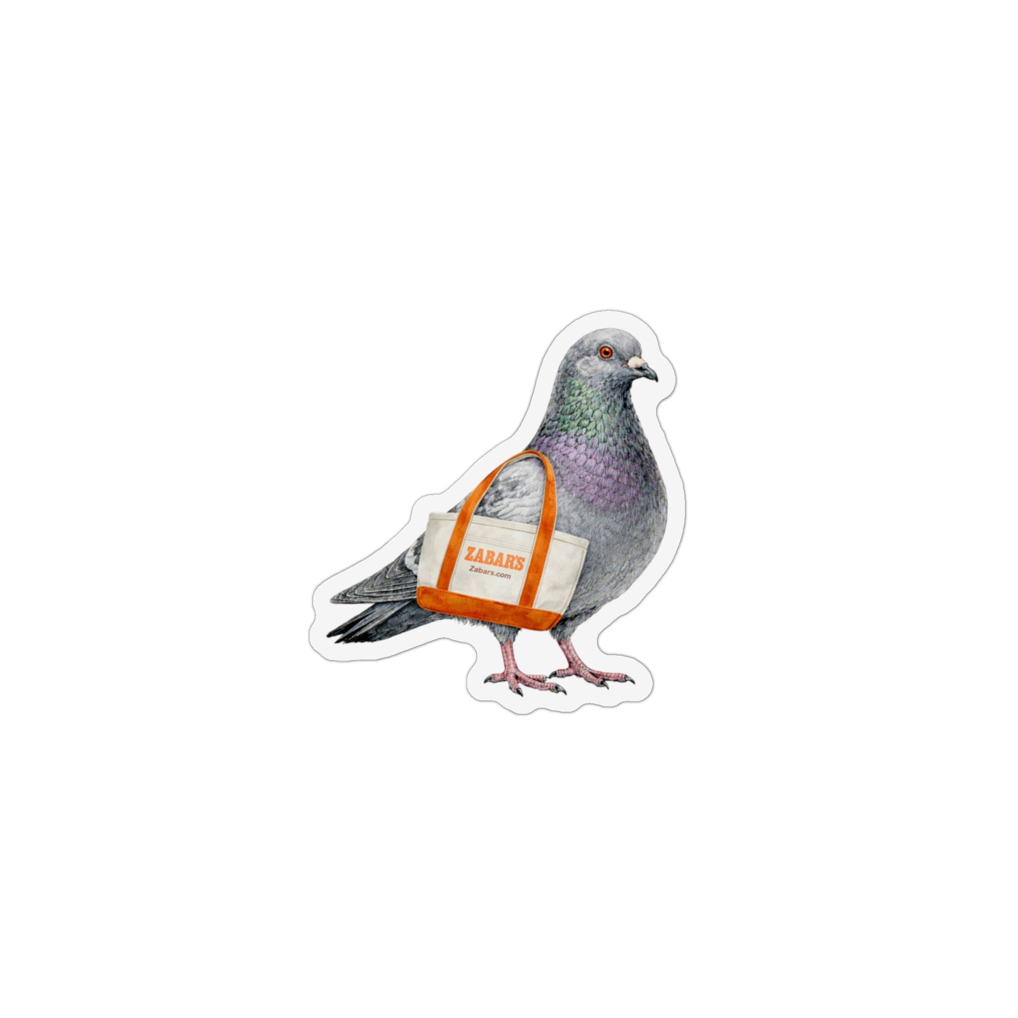 Upper West Side NYC Pigeon Magnet | Grocery Tote Bird Lover Fridge Magnet