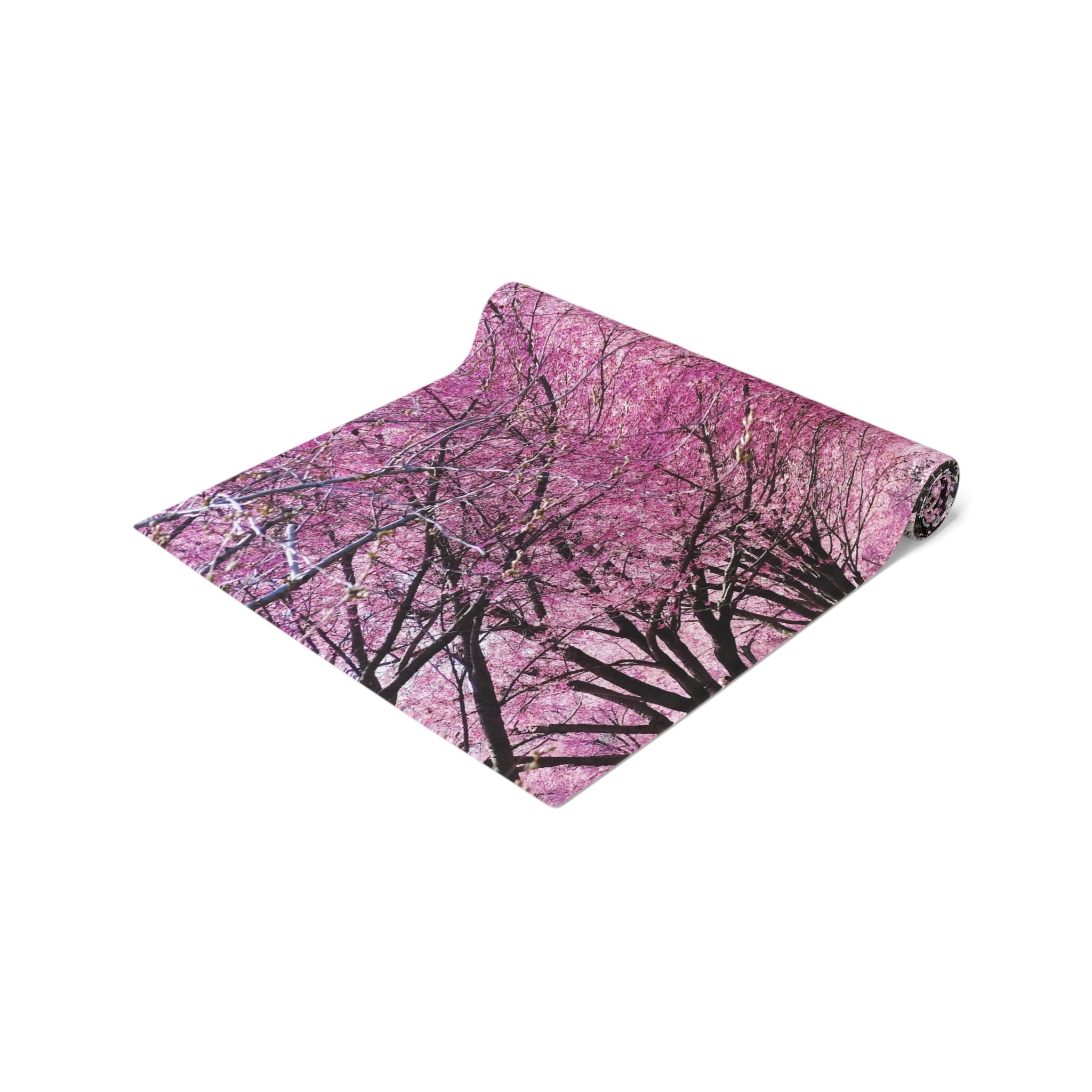 Flushing Meadows Corona Park Cherry Blossoms Table Runner — Queens Flowers Dining Table Decor